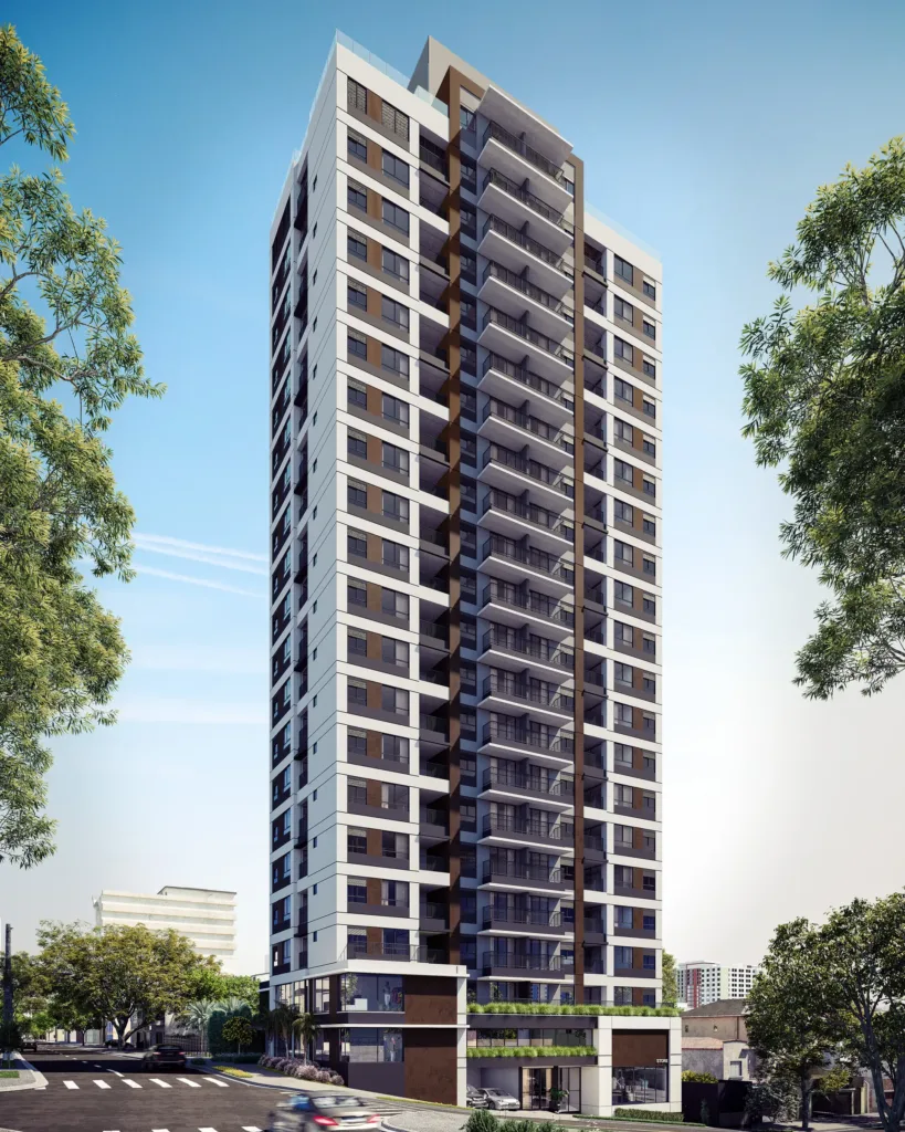 Fachada do empreendimento Wire Capote Valente – Residencial