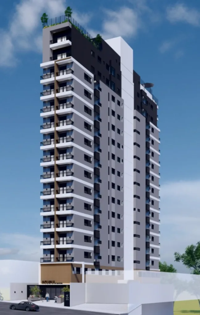 Fachada do empreendimento Acuruí Residencial