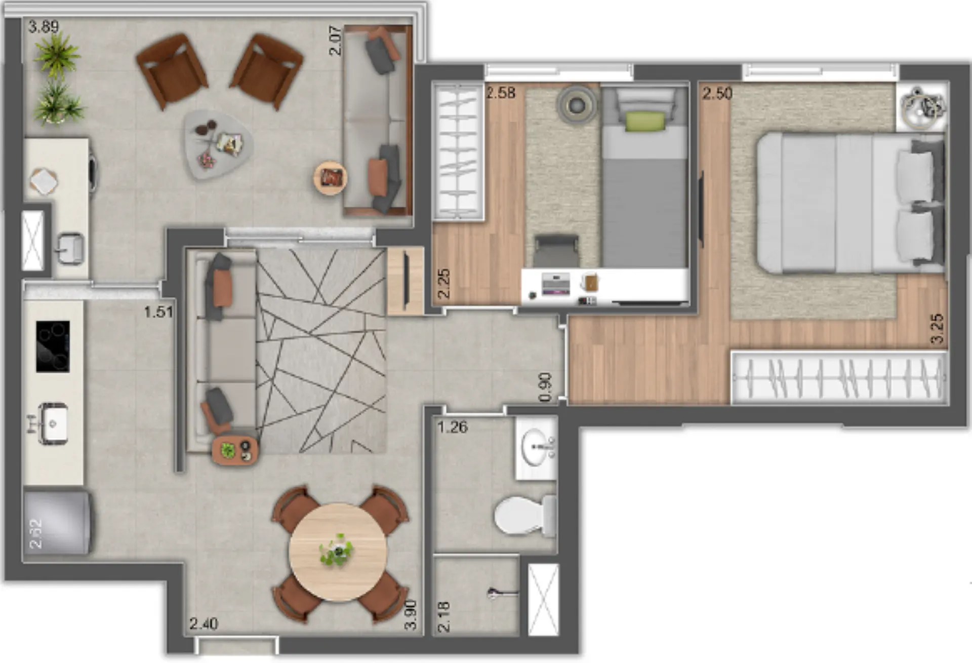 Planta 2 – Alive Home Club Belém