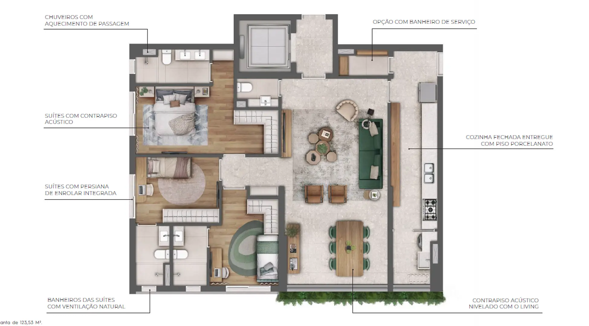 Planta 2 – Almá Pinheiros