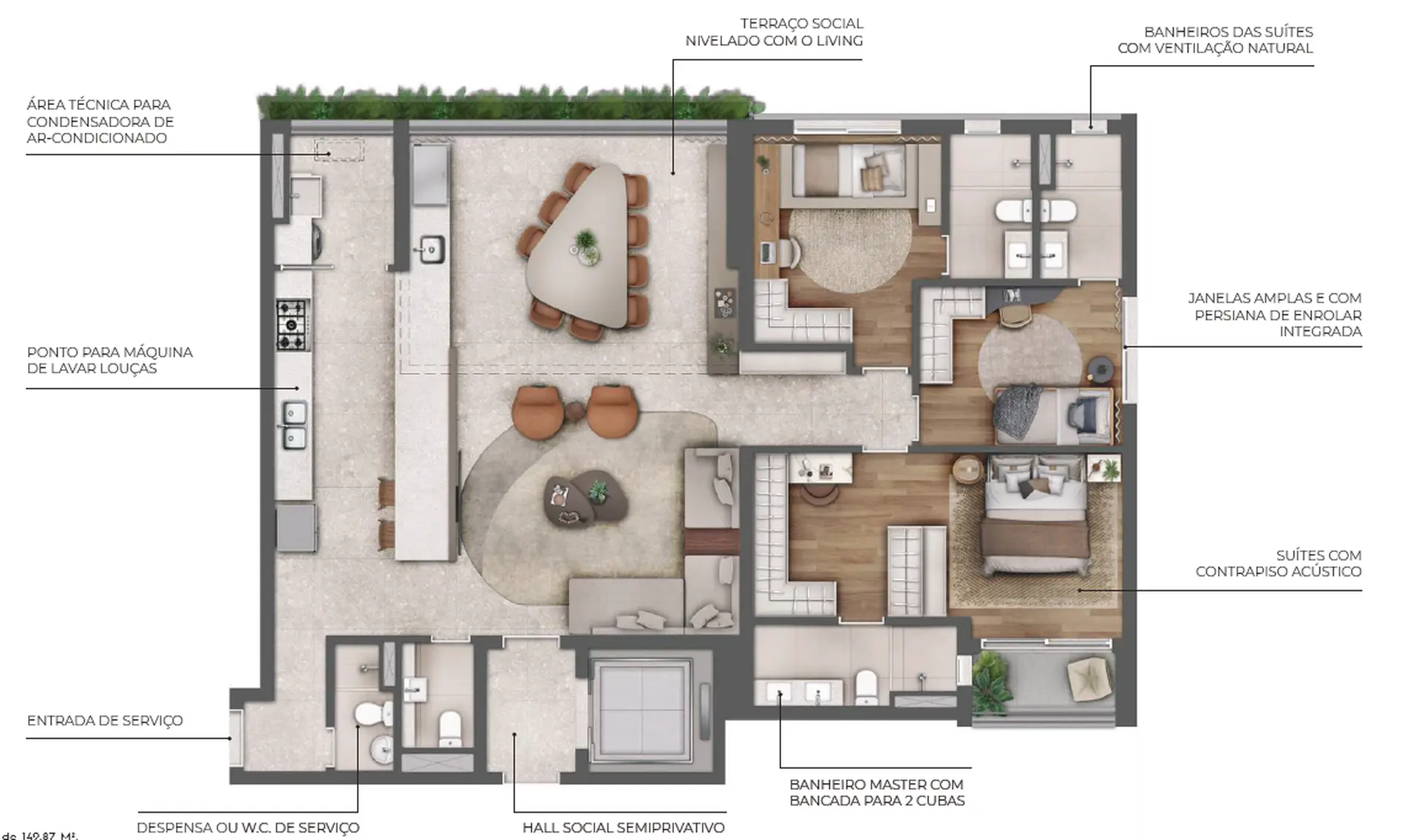 Planta 4 – Almá Pinheiros
