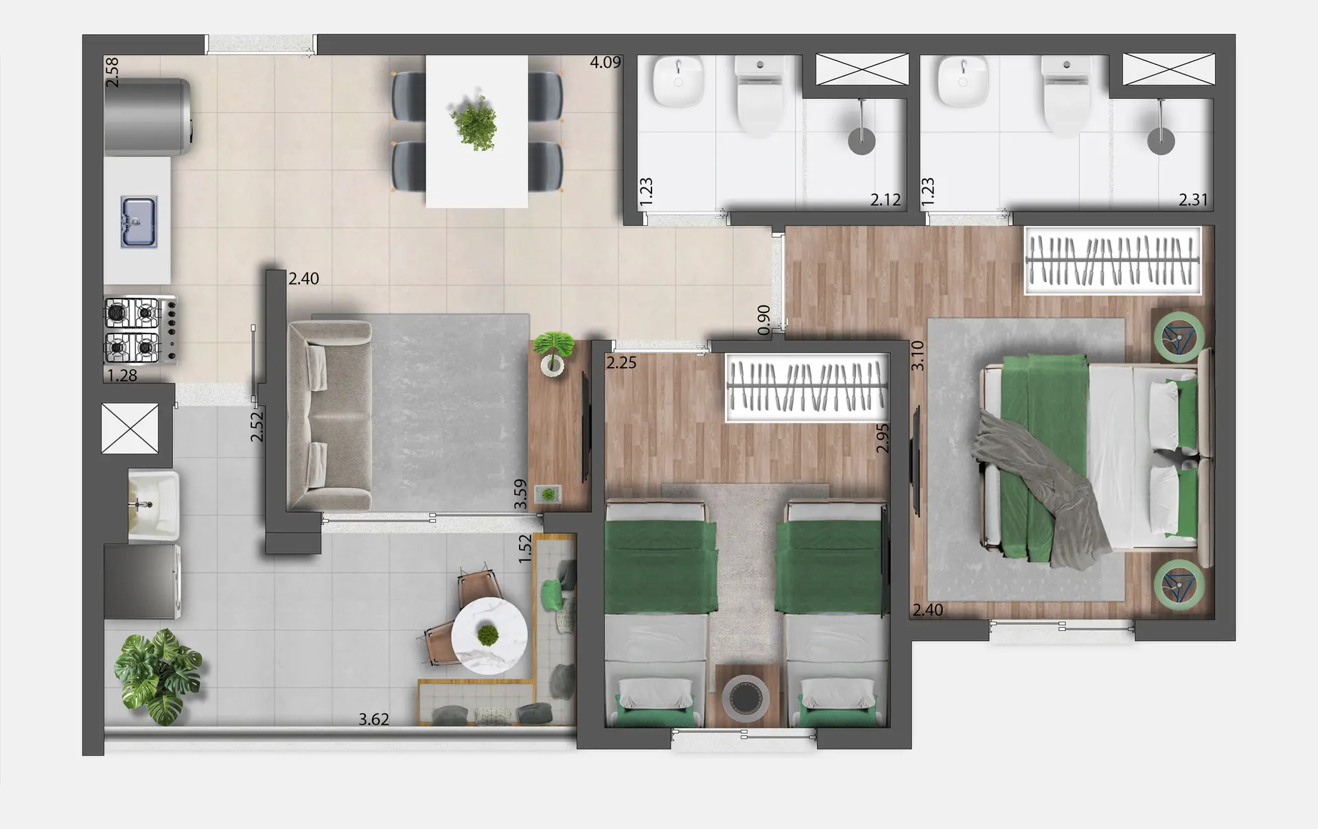 Planta 2 – Altos Santana