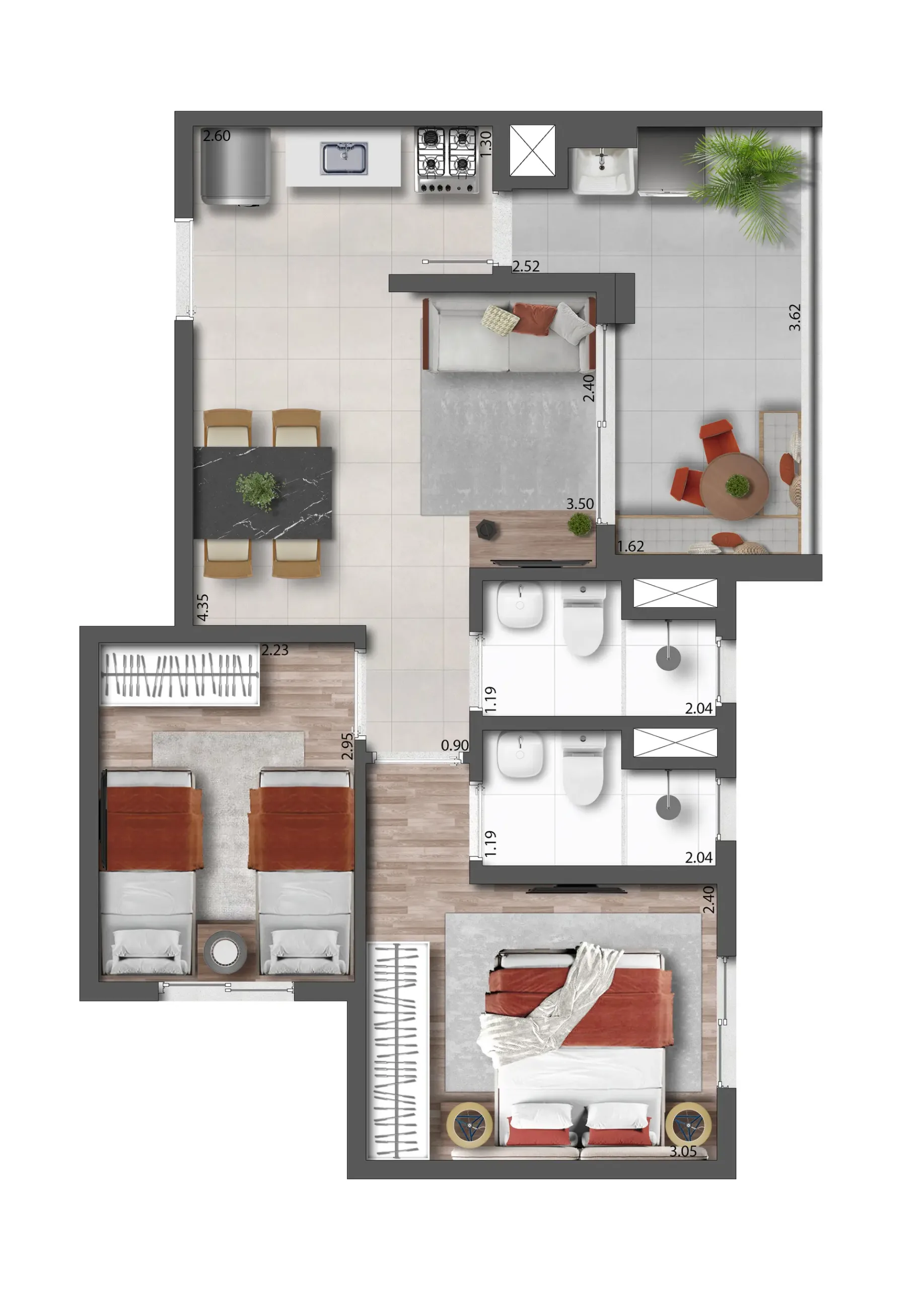 Planta 1 – Altos Santana