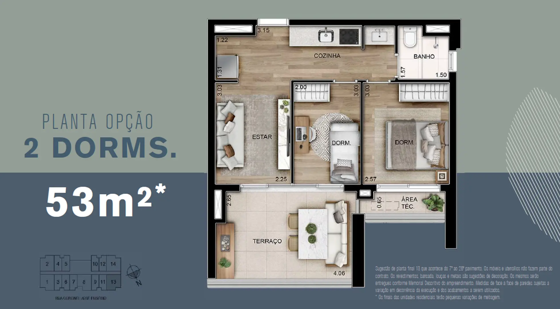 Planta 3 – Ária Higienópolis