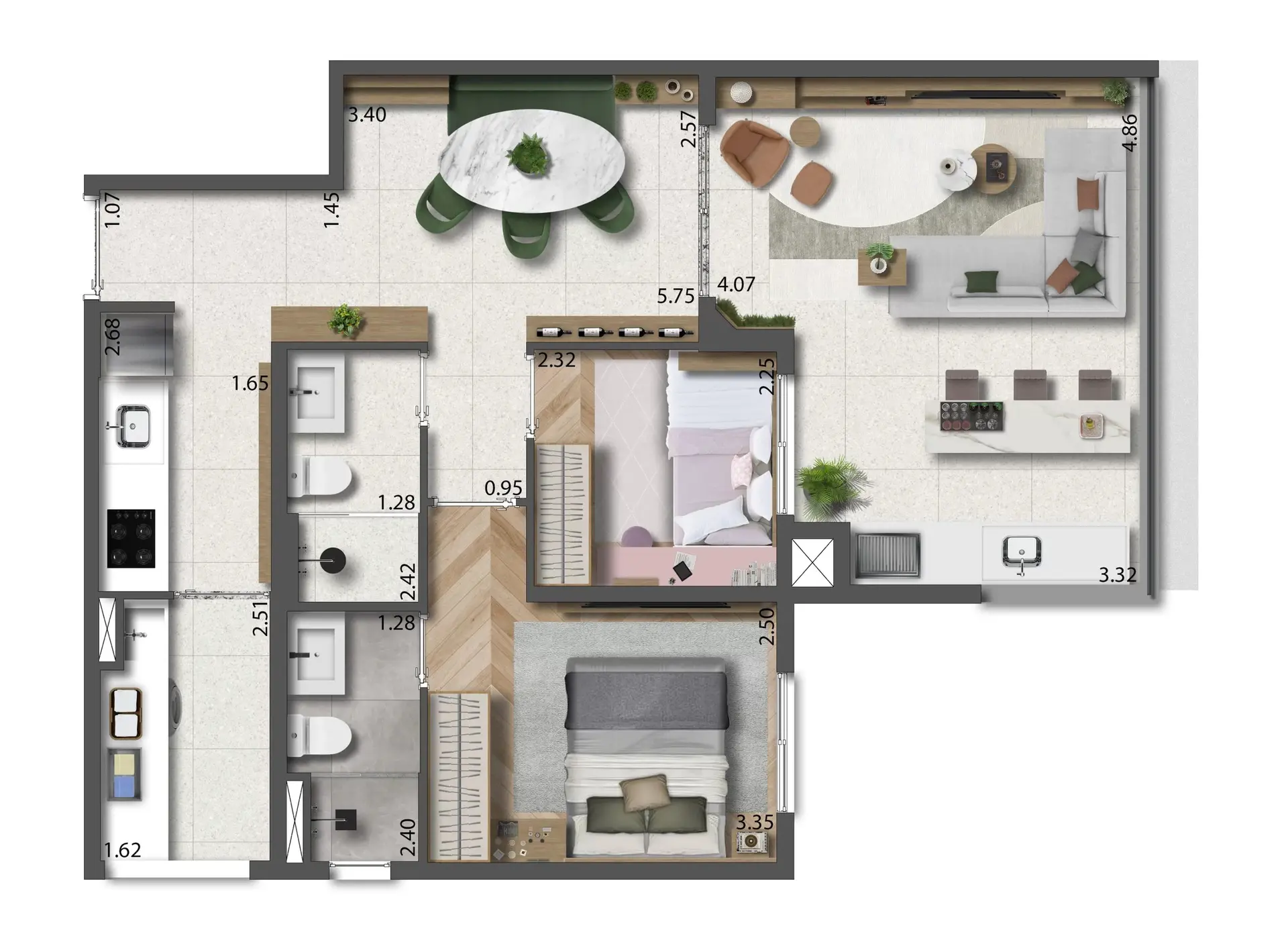 Planta 2 – Aria Mooca