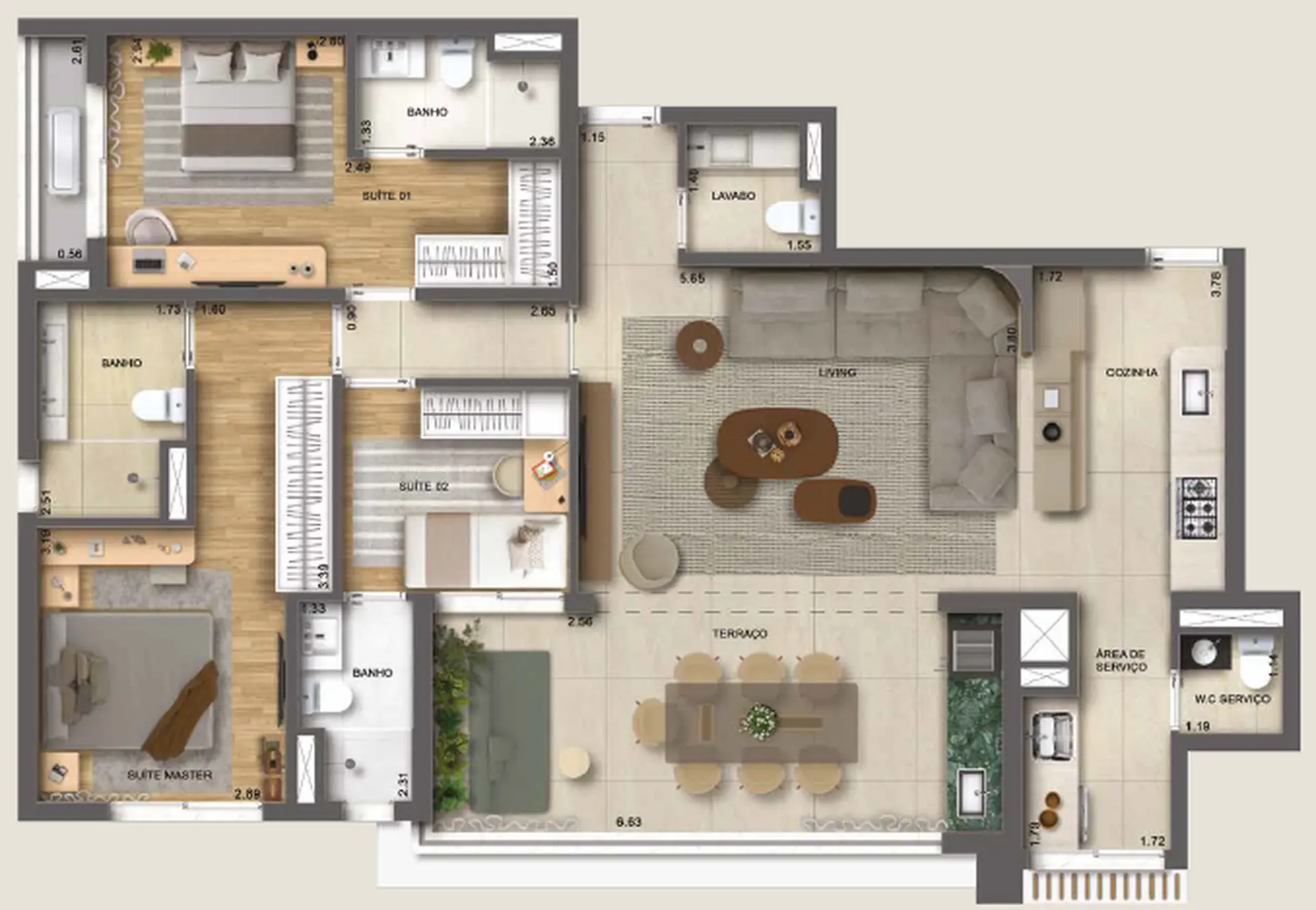 Planta 1 – Arvóz Vila Mariana
