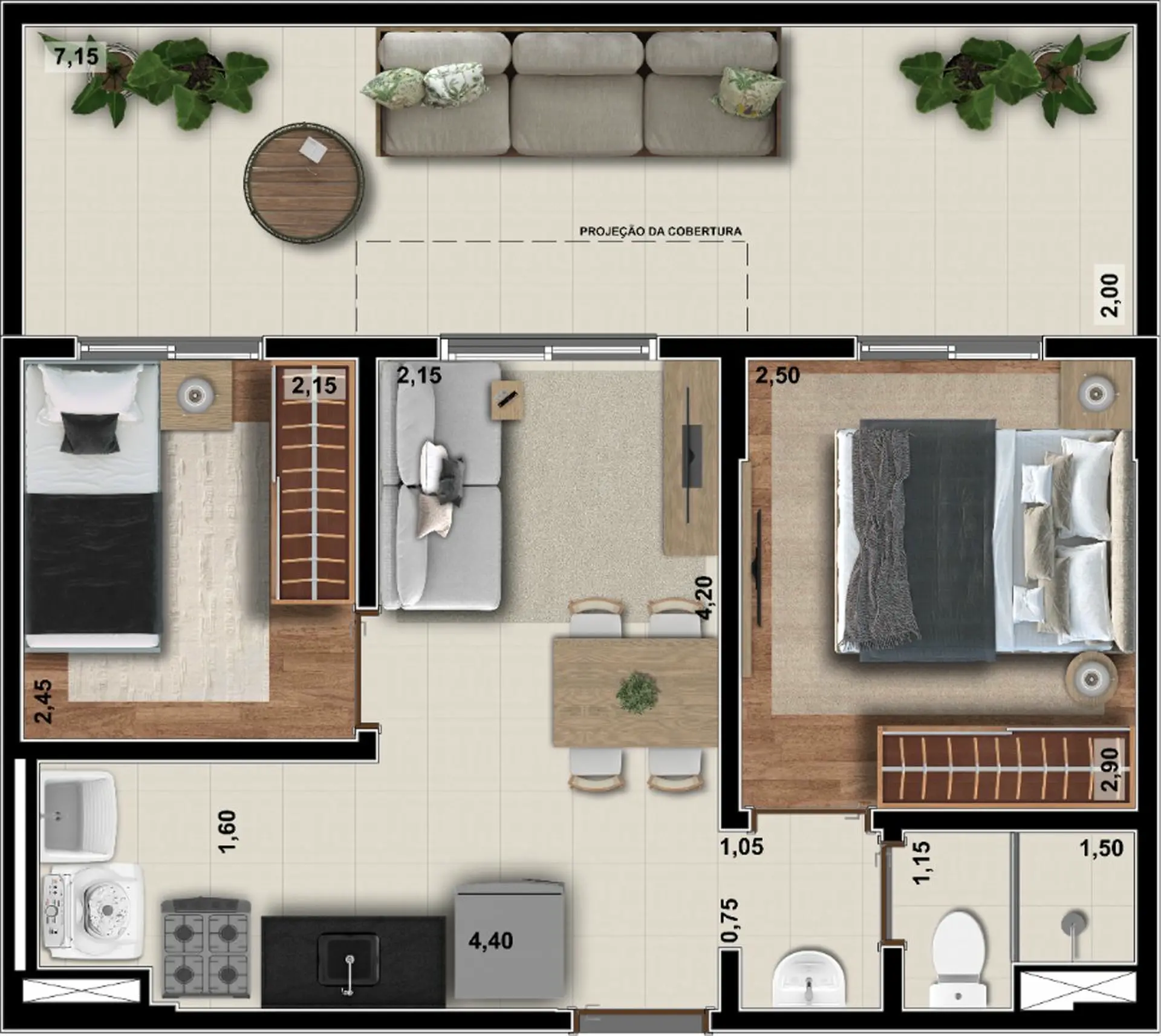 Planta 3 – Auge Panamby