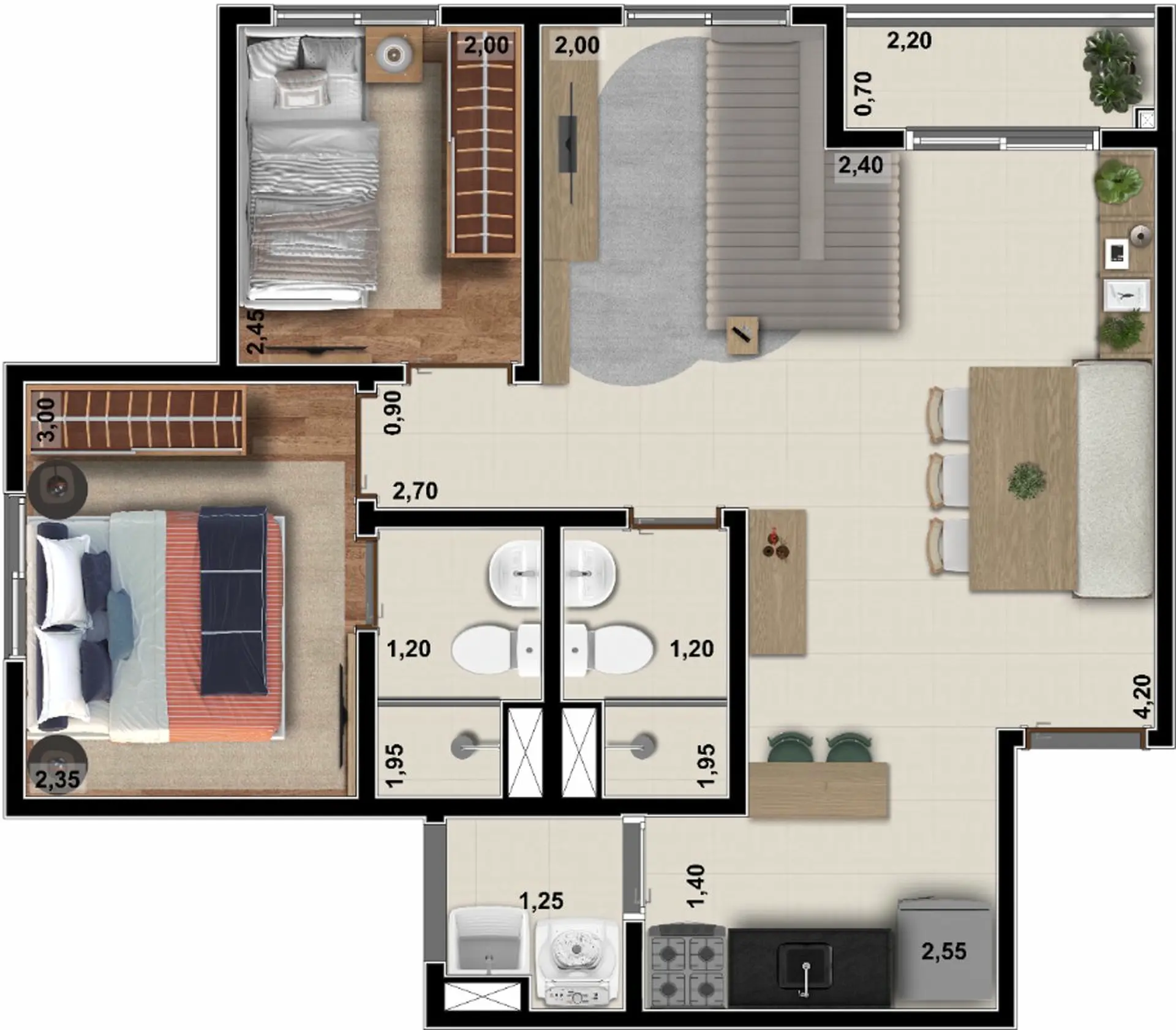 Planta 2 – Auge Panamby