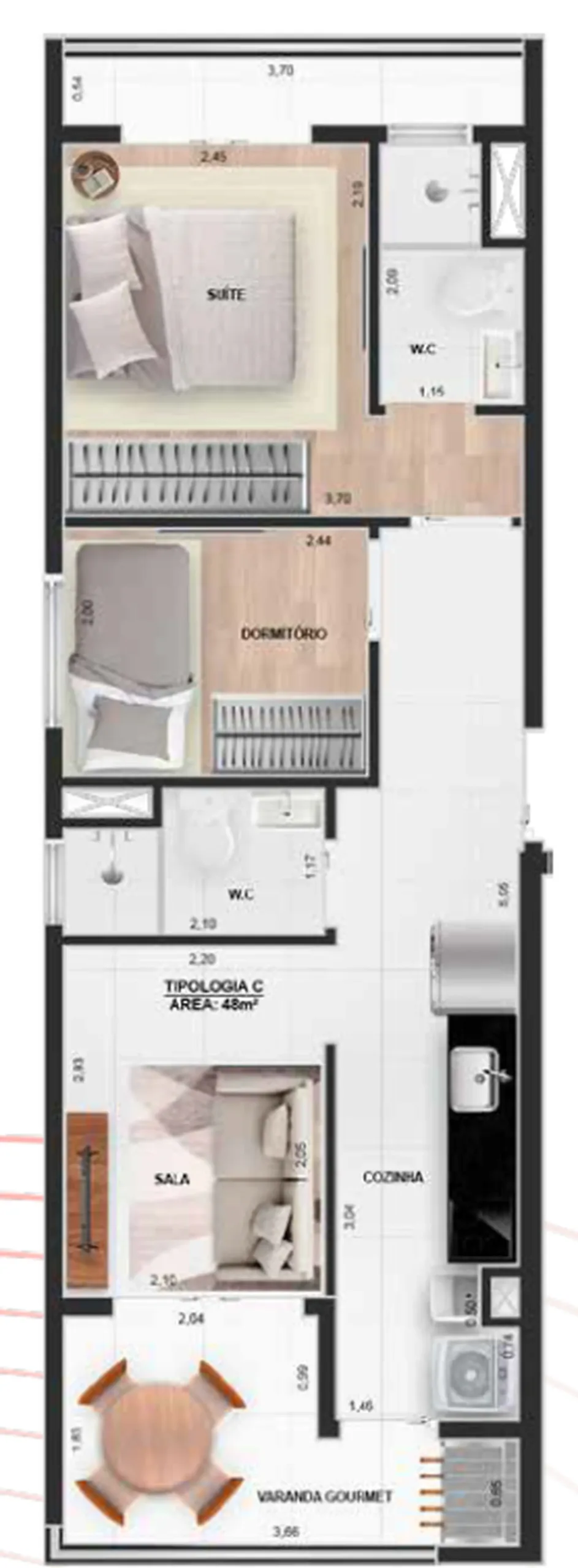 Planta 1 – Áxia Carrão