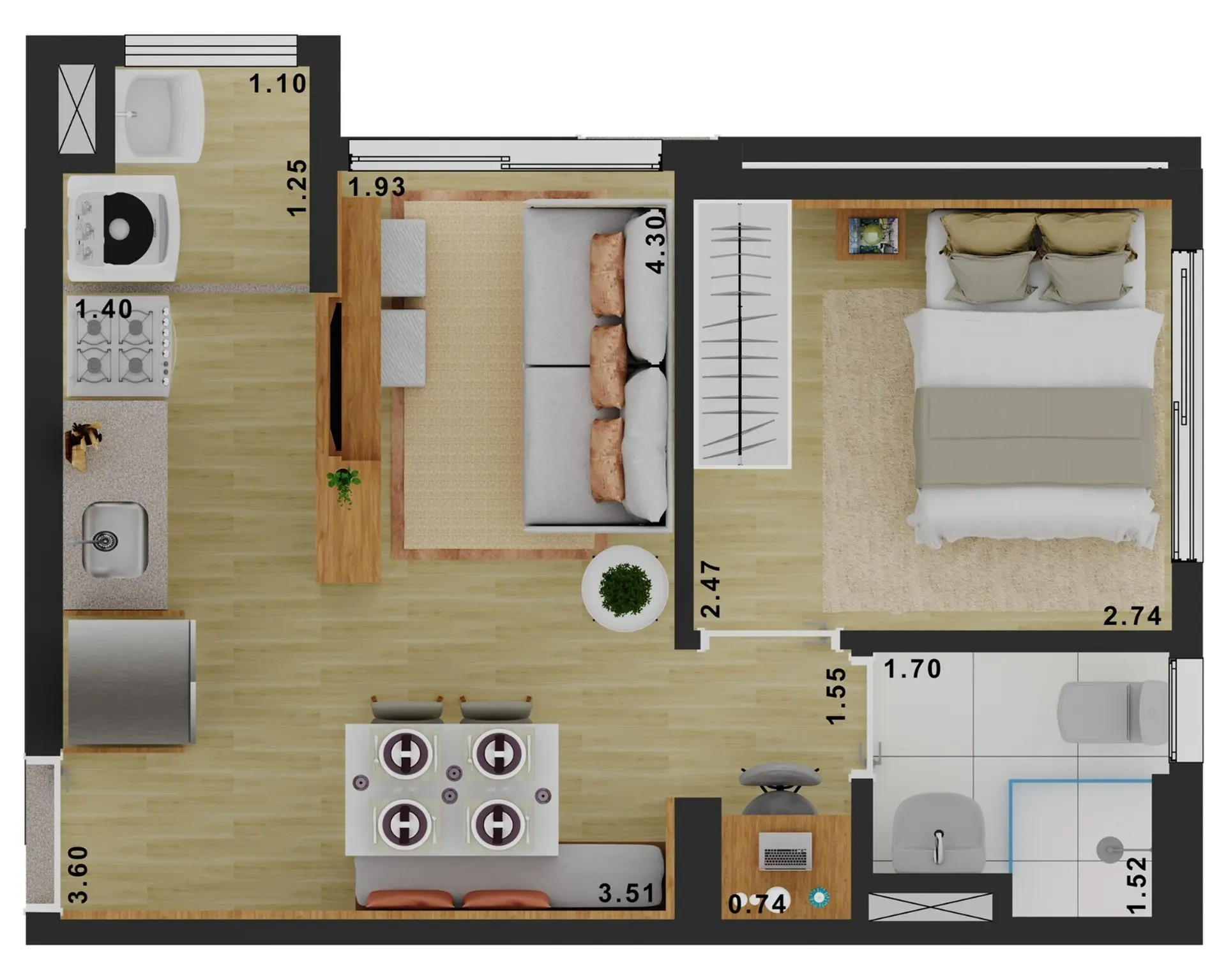 Planta 2 – Bellissimo Mooca