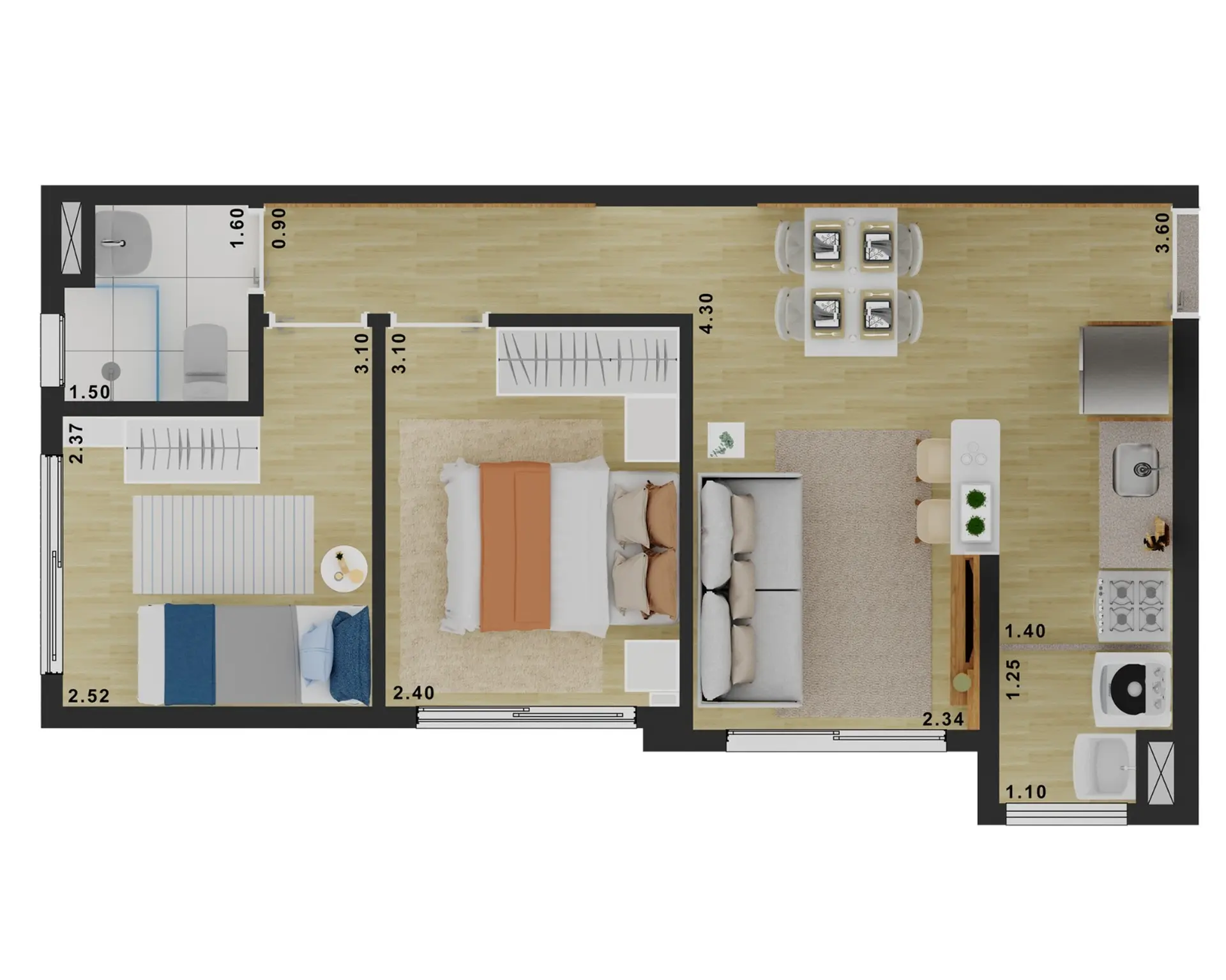 Planta 1 – Bellissimo Mooca
