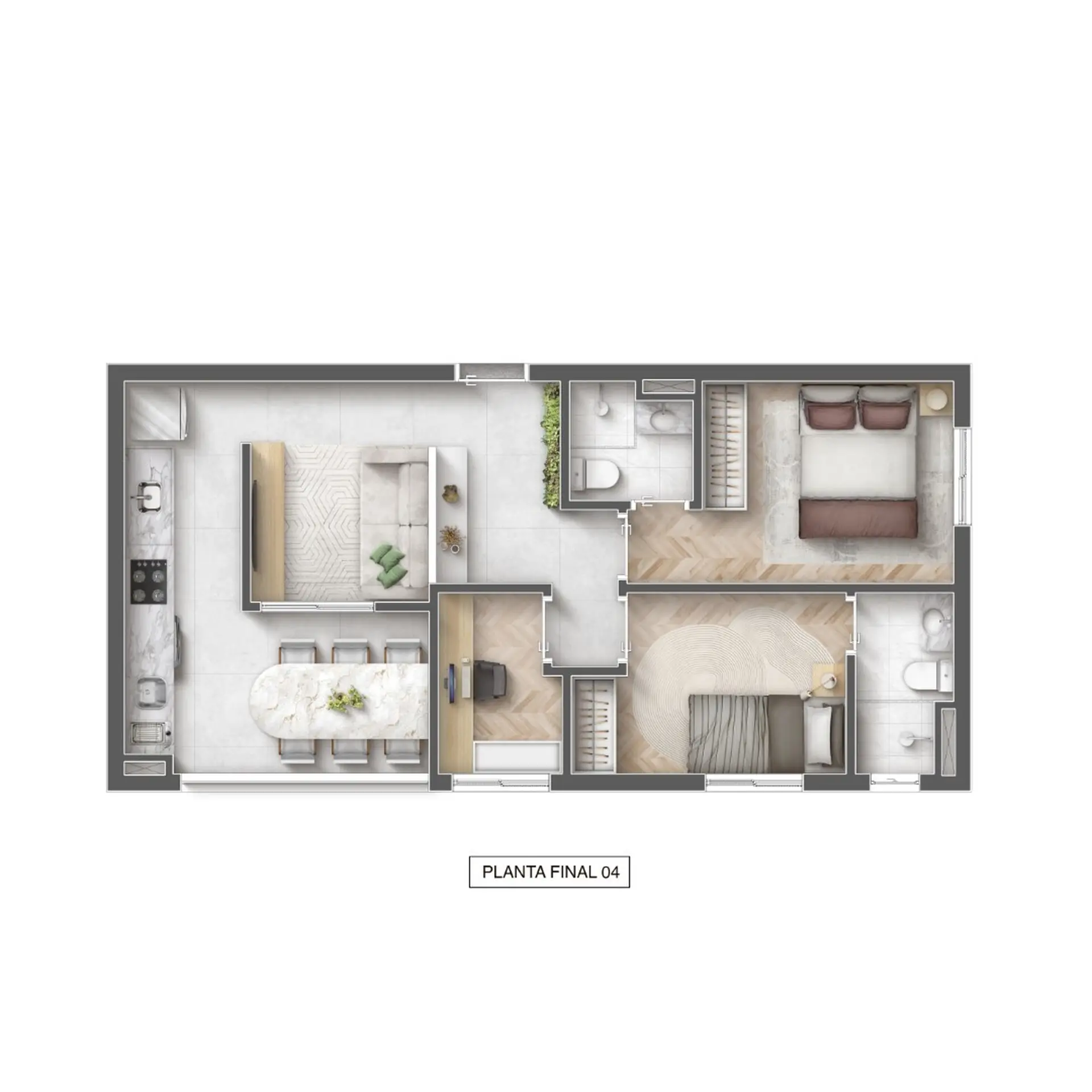 Planta 2 – Blue Park – Residencial