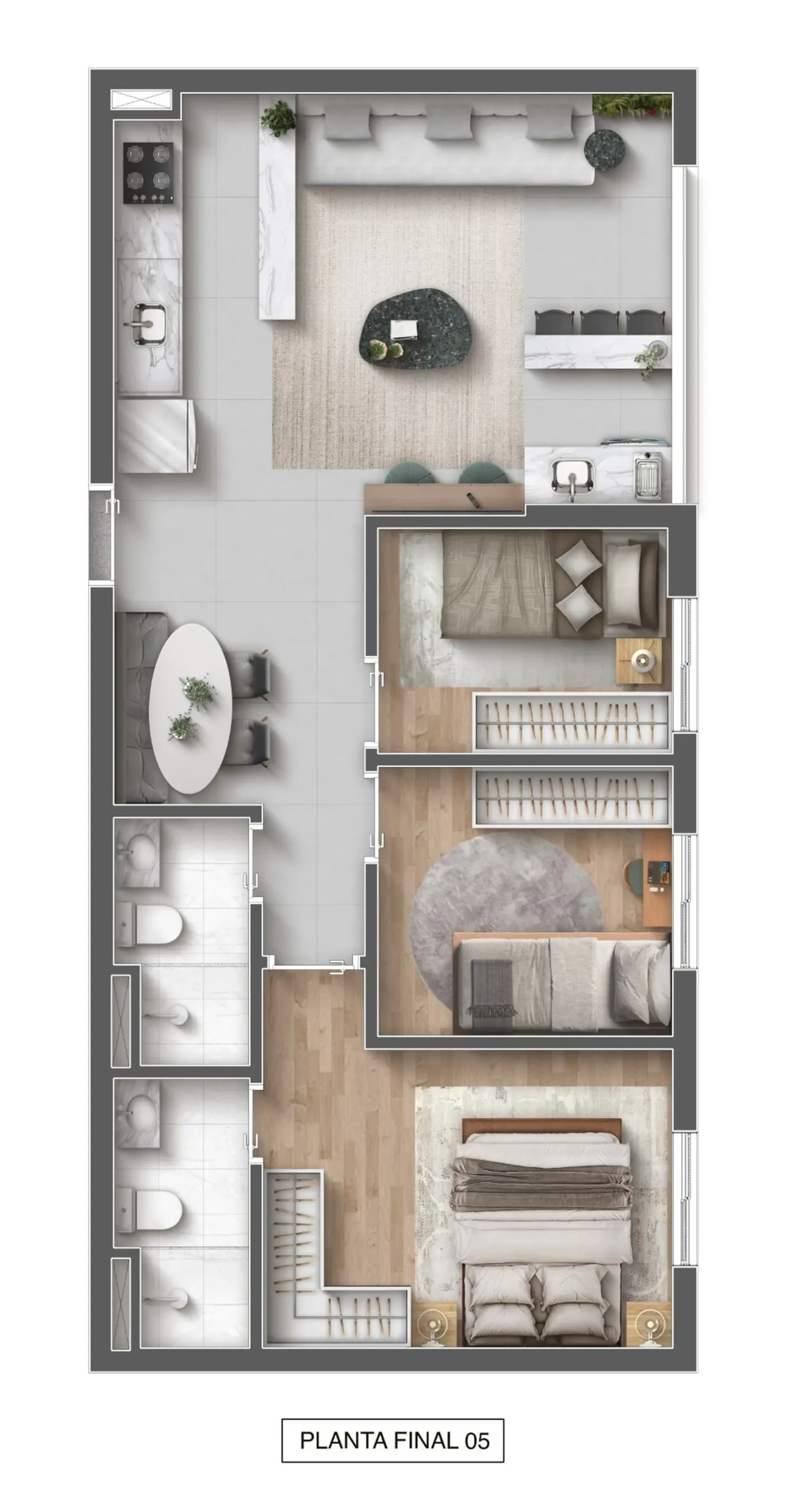 Planta 3 – Blue Park – Residencial