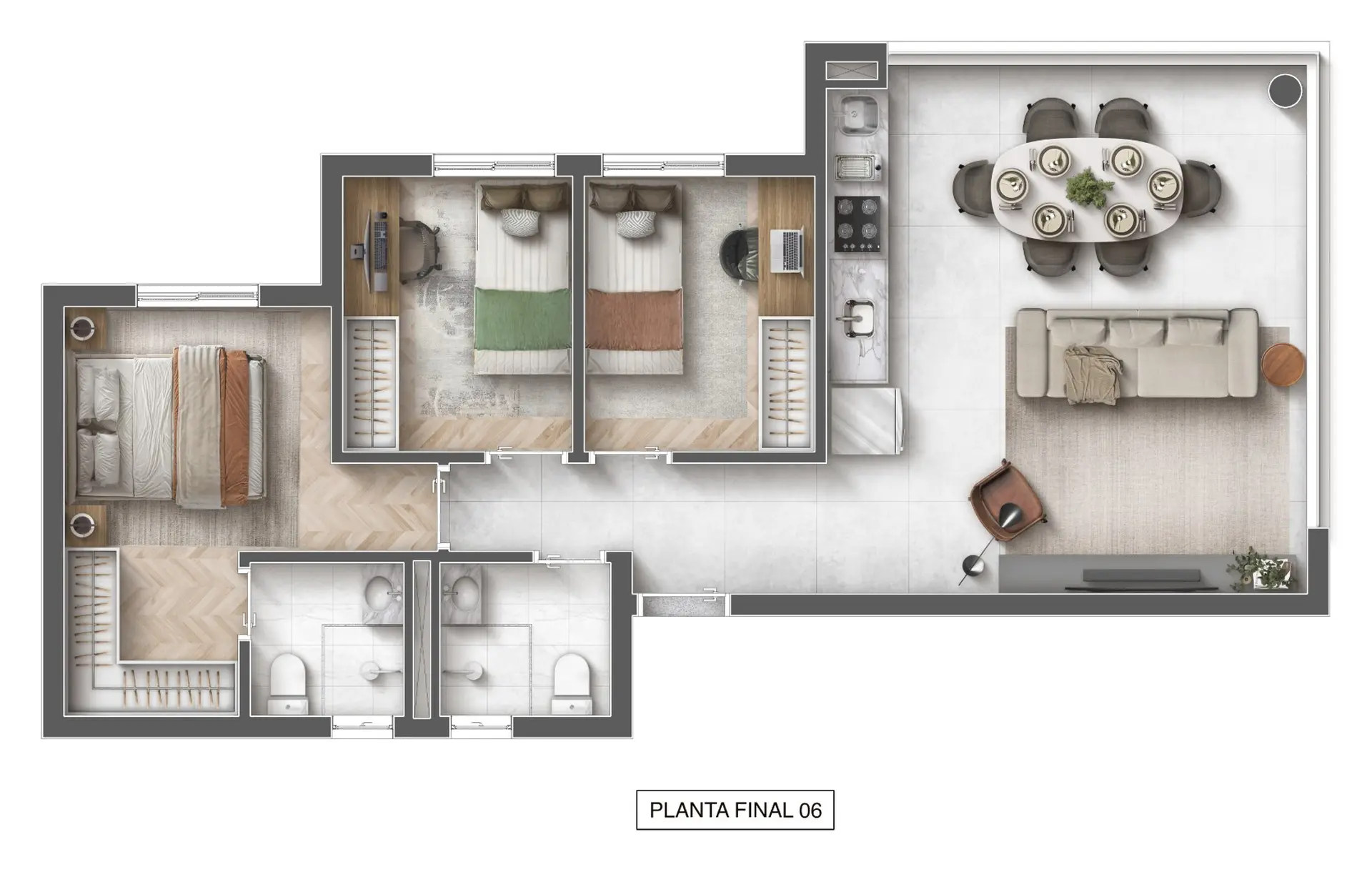 Planta 4 – Blue Park – Residencial