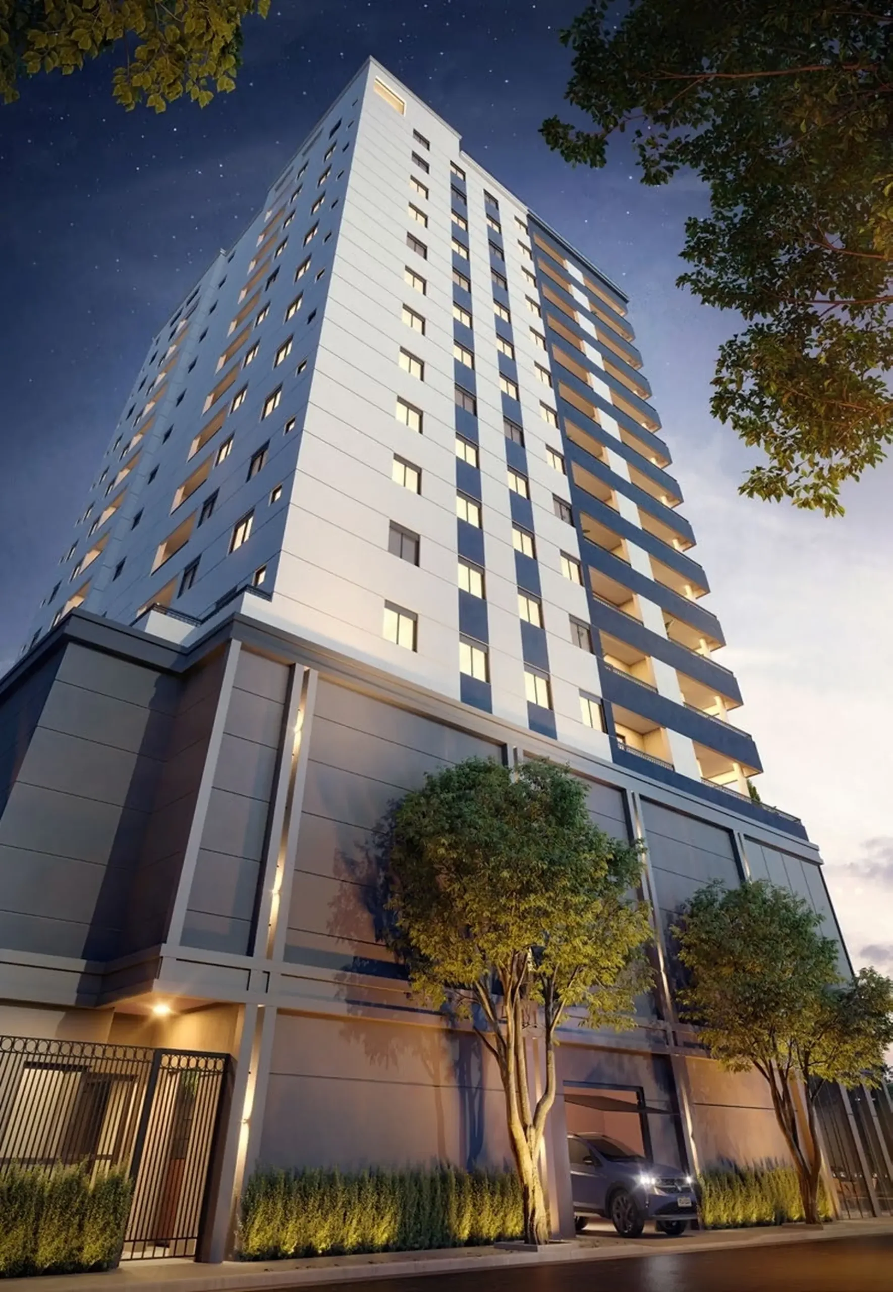 Fachada Blue Park – Residencial – Santana