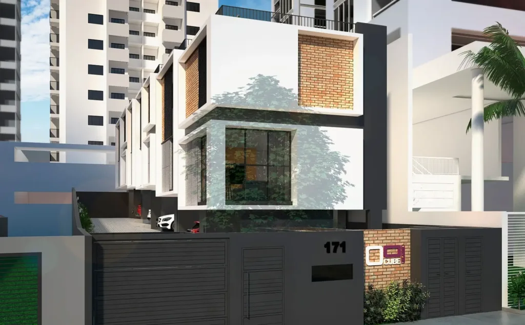 Fachada do empreendimento CUBE Klabin