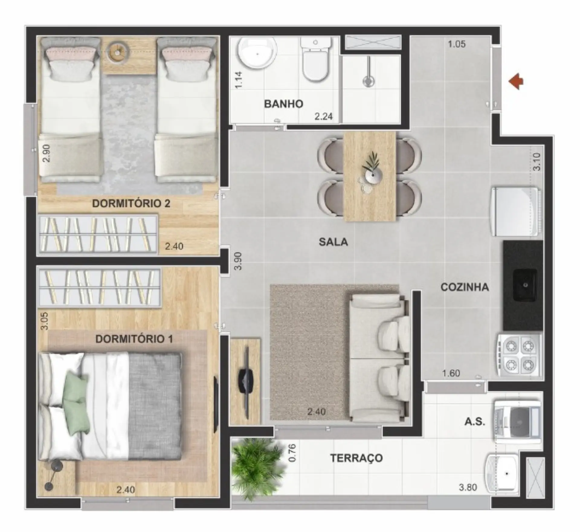 Planta 2 – Caminhos da Liberdade
