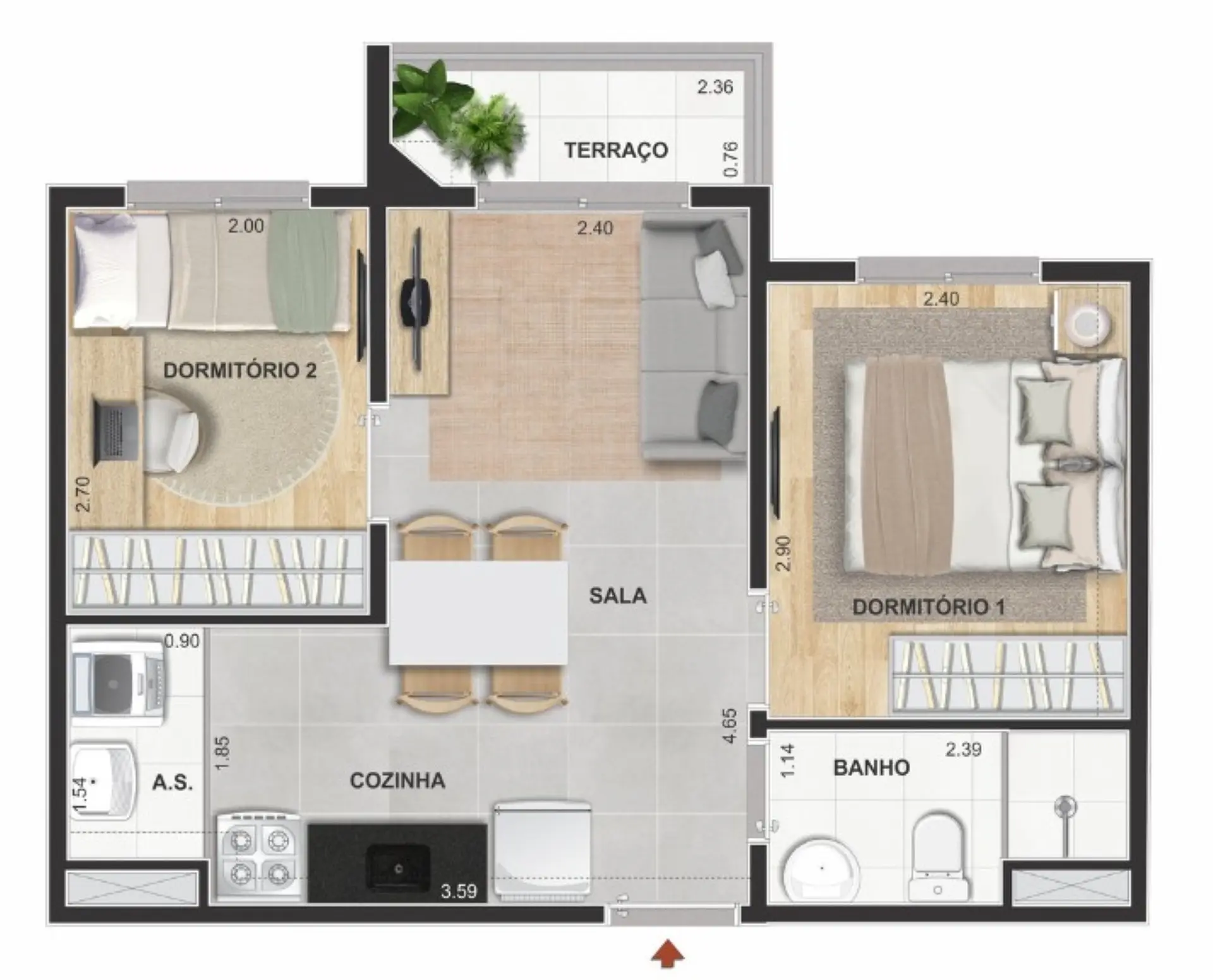 Planta 1 – Caminhos da Liberdade