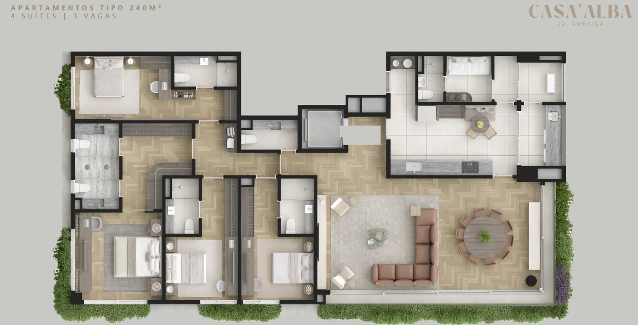 Planta 1 – Casa Alba