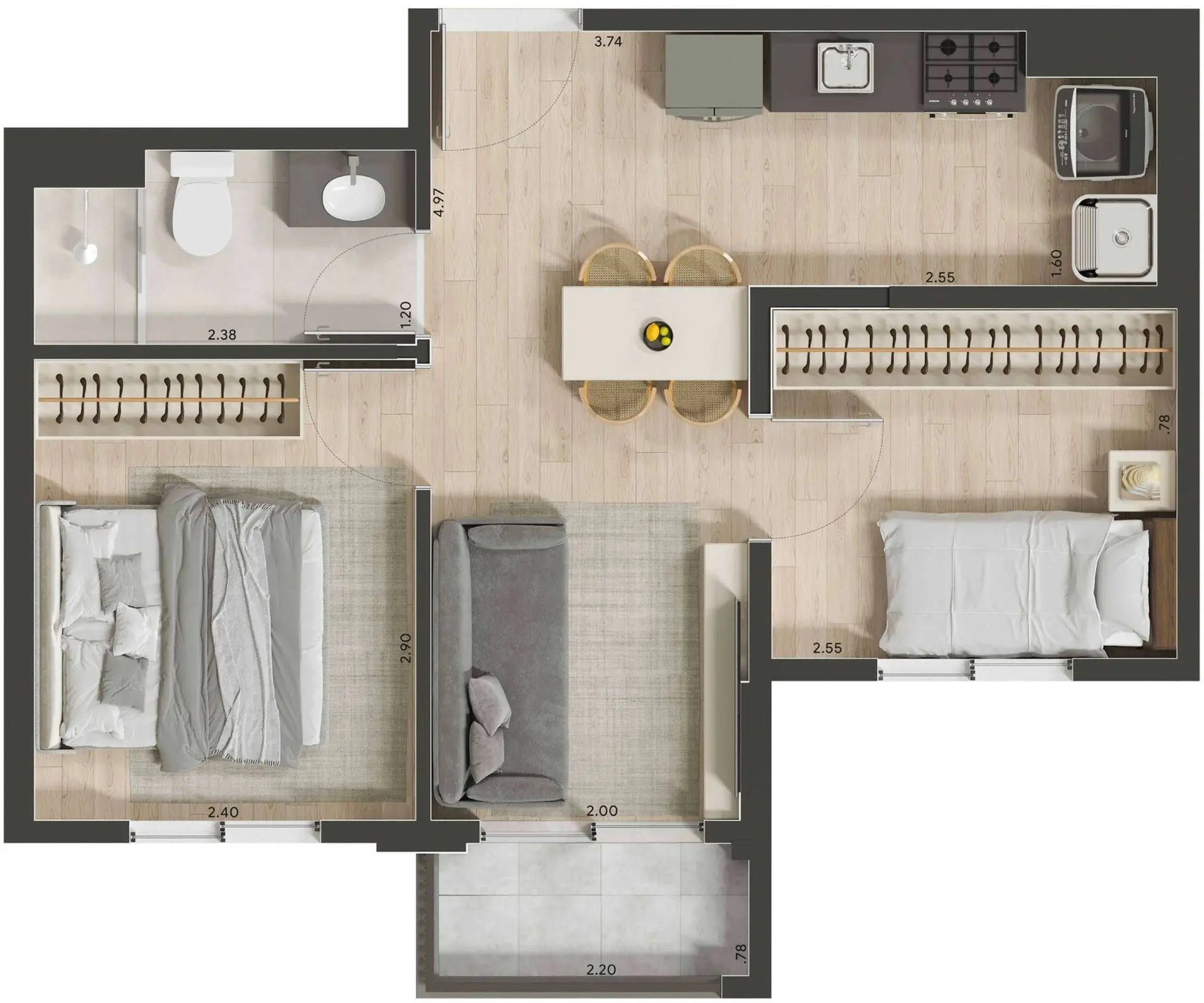 Planta 1 – Casa Genebra