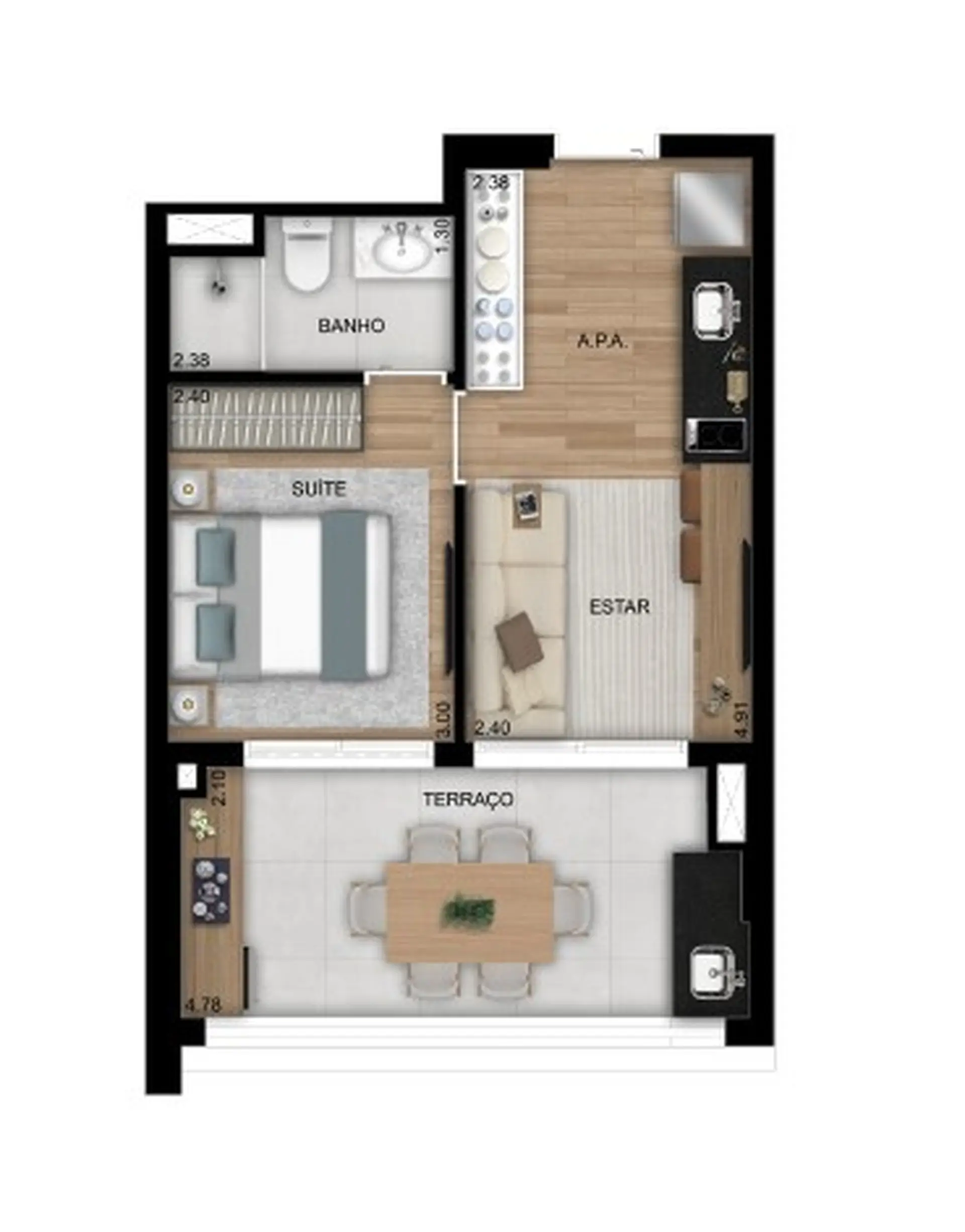 Planta 4 – Club Station Parque Vila Ema