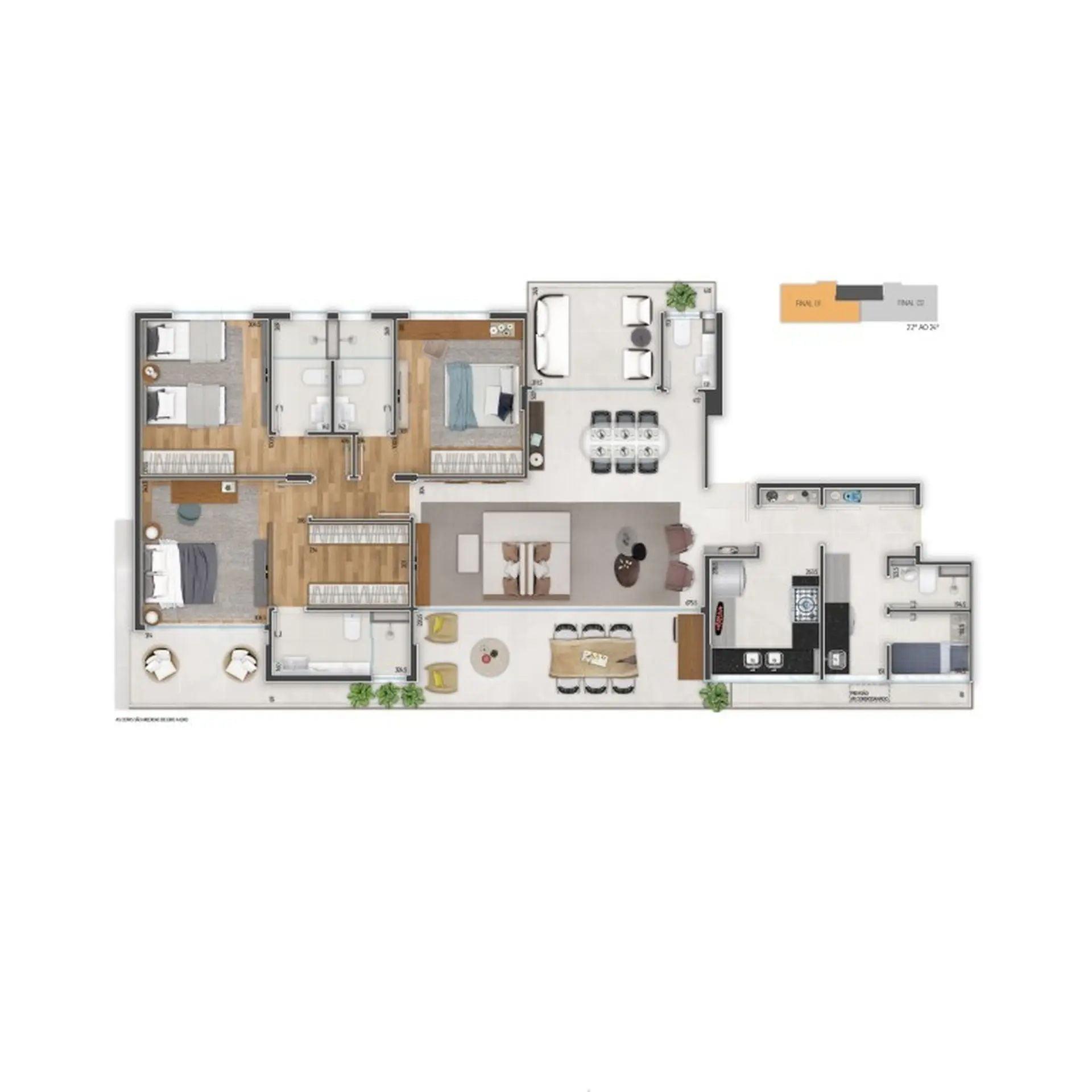 Planta 4 – Diamond Jardins