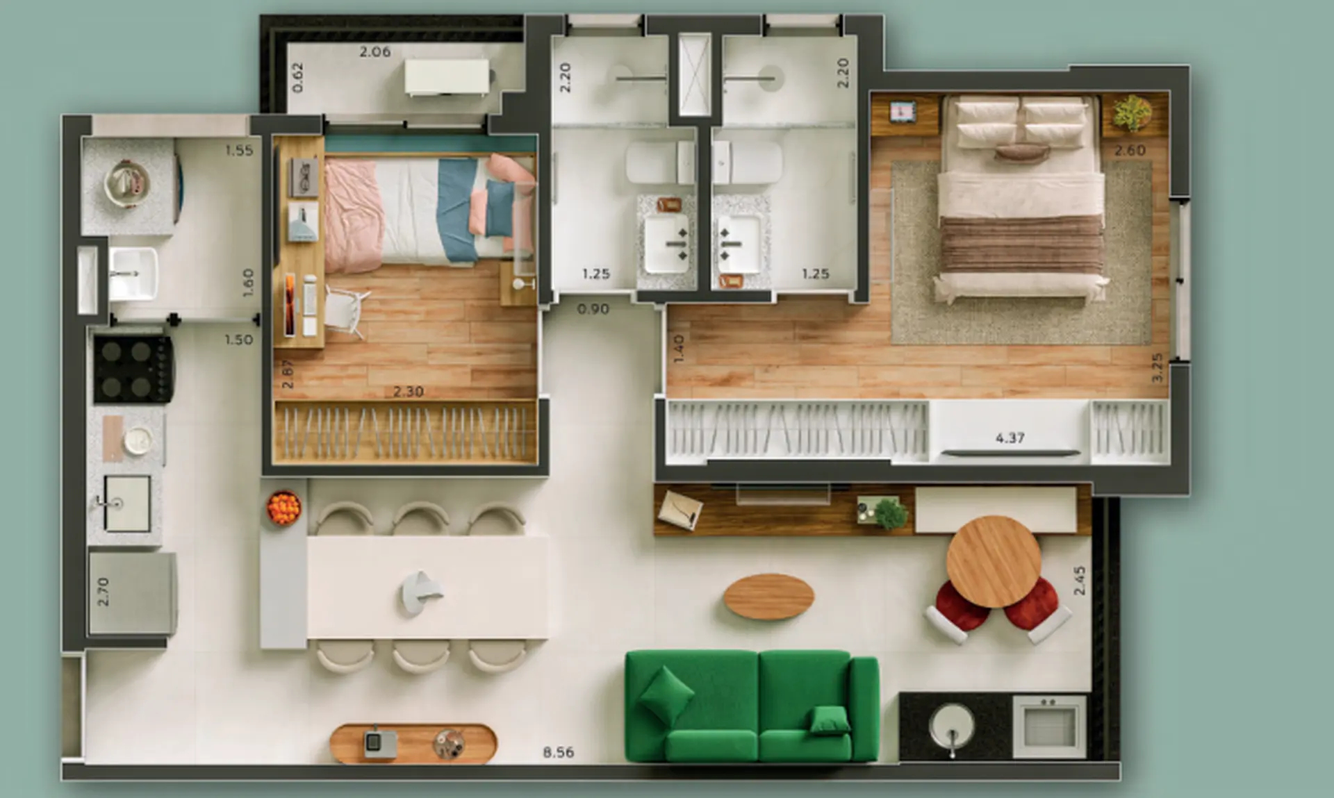 Planta 1 – Duo Anália Franco