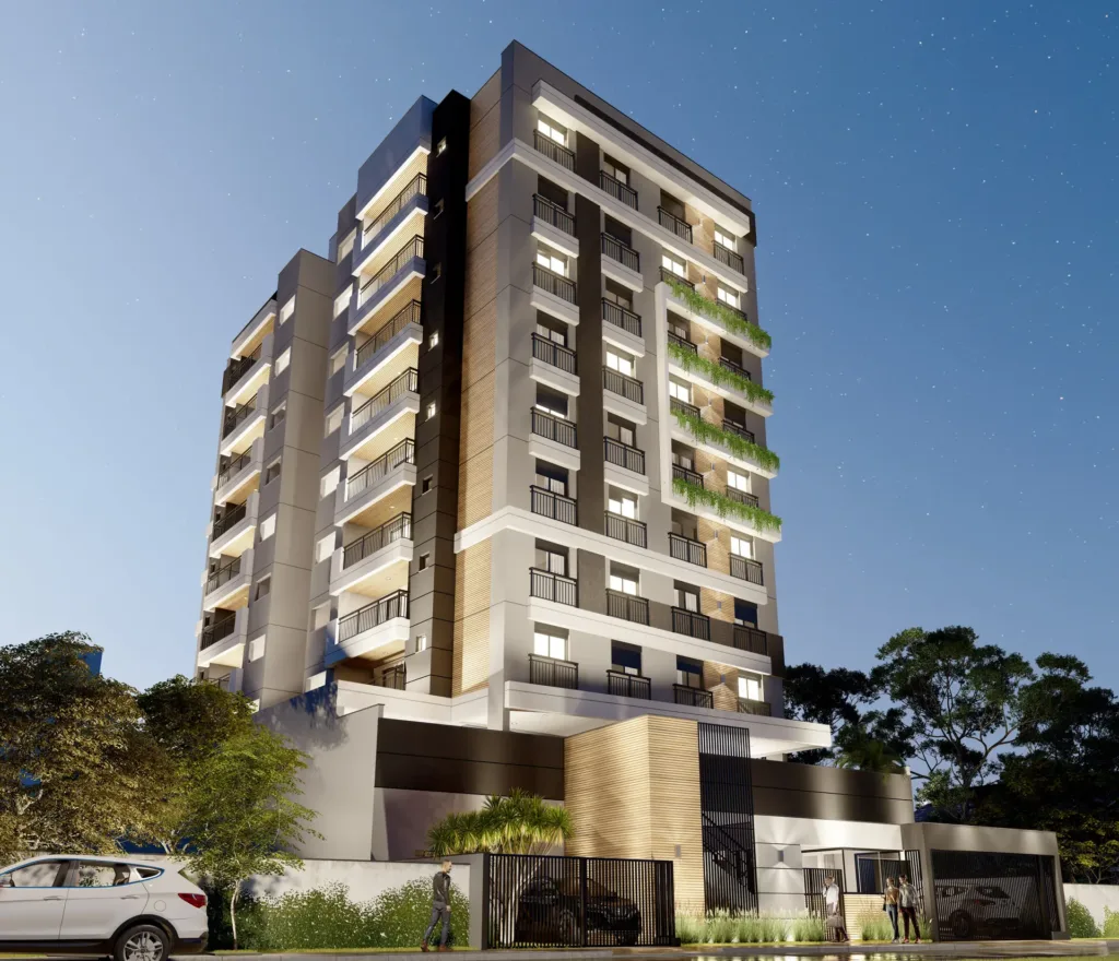 Fachada do empreendimento Edifício Bienvenu