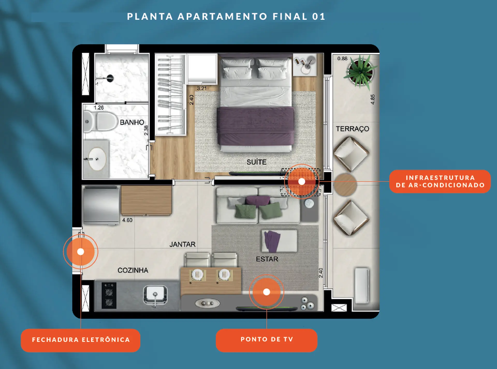 Planta 1 – Elegancy Vila Mariana
