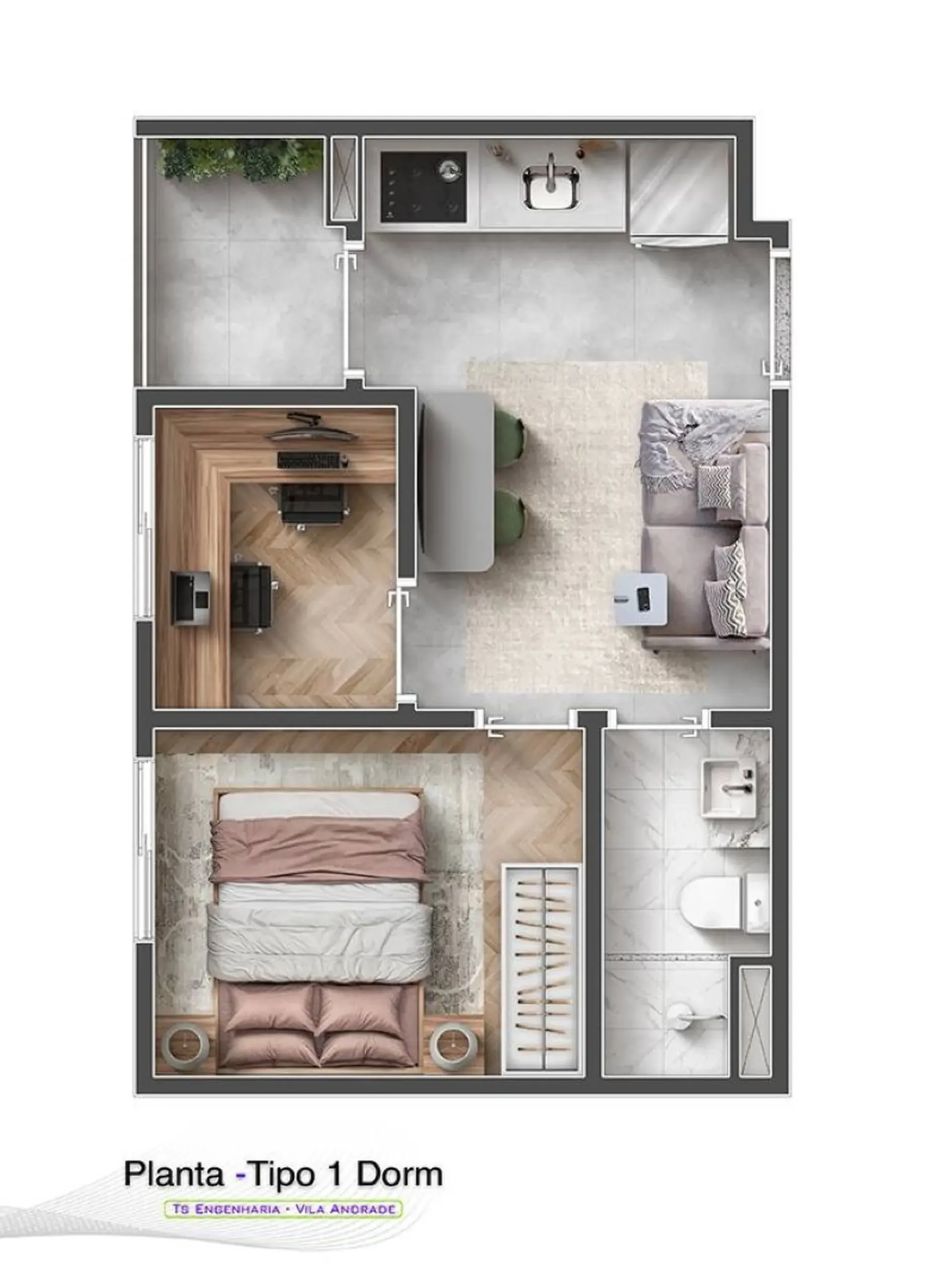 Planta 1 – Eleve Vila Andrade