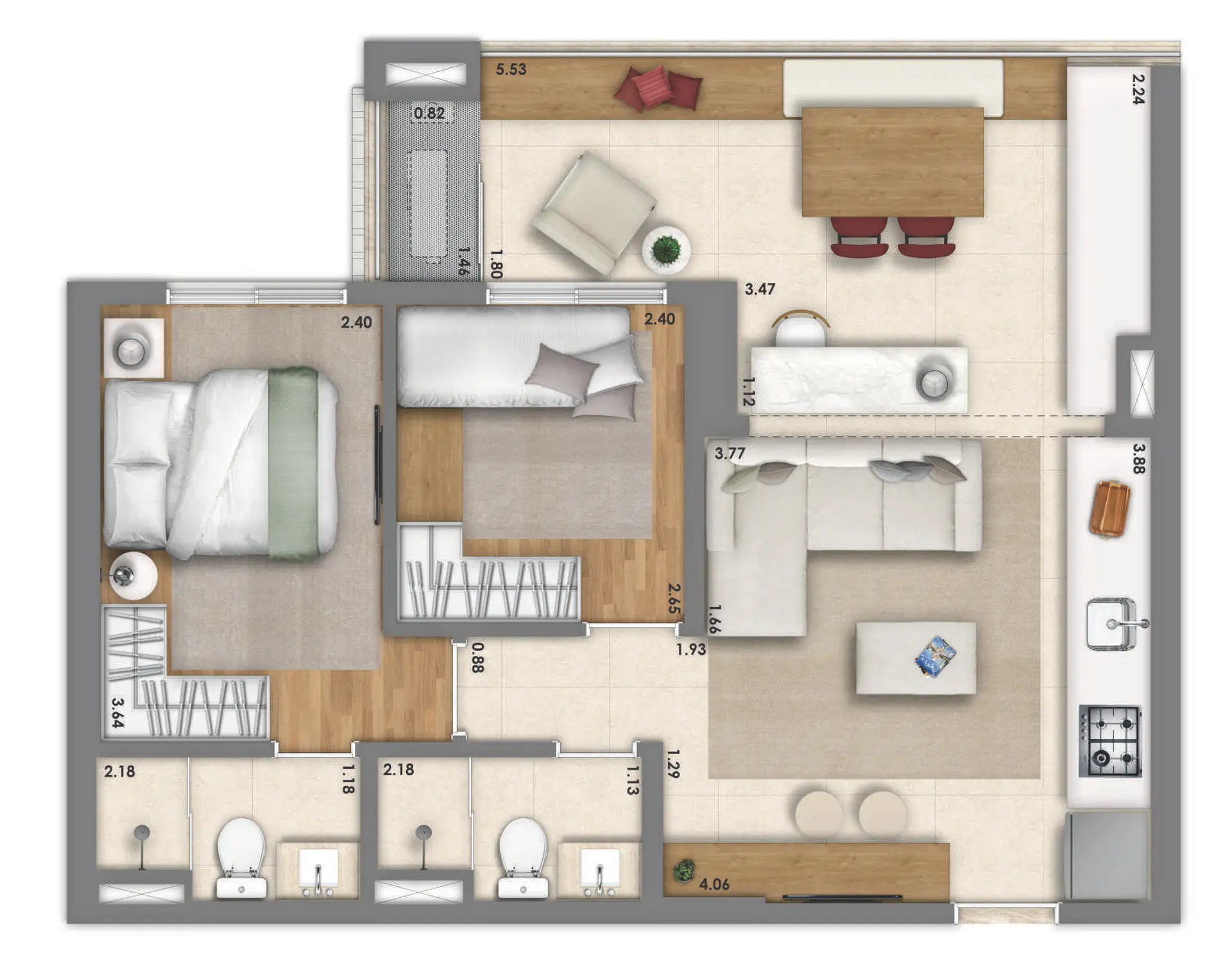Planta 3 – Essence Vila Mariana