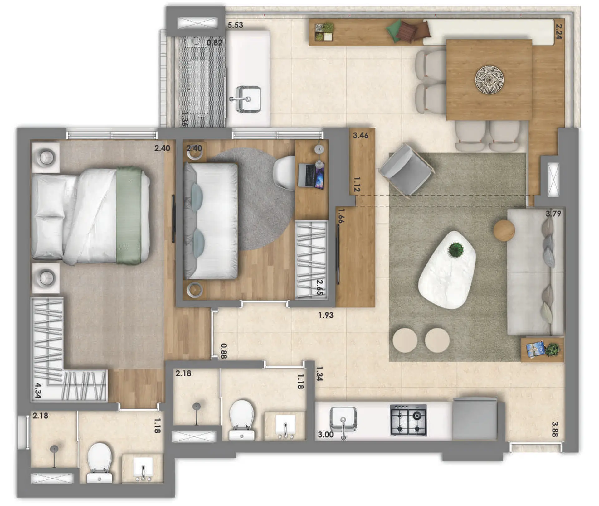Planta 2 – Essence Vila Mariana