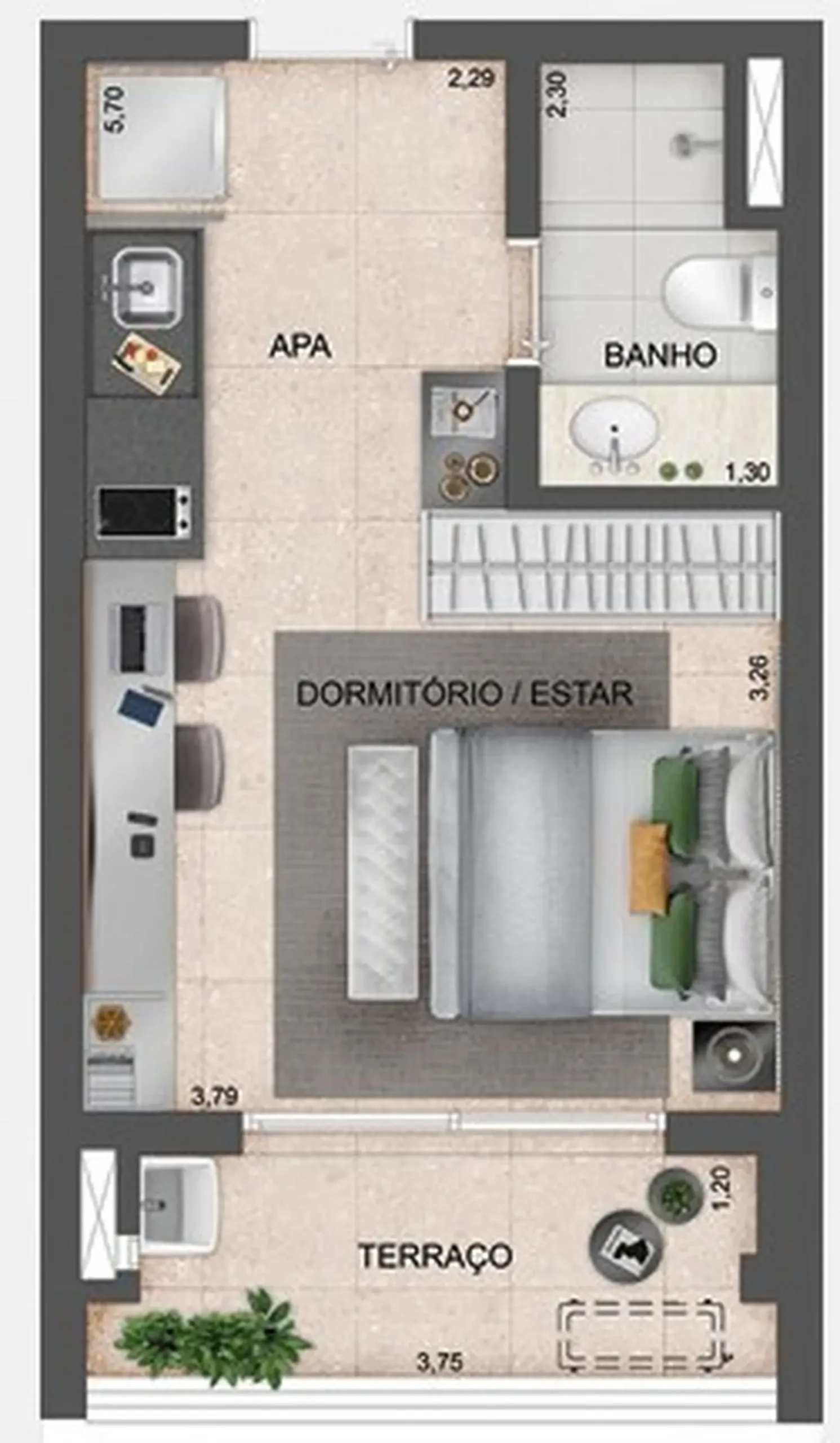Planta 4 – Exalt Ibirapuera by EZ