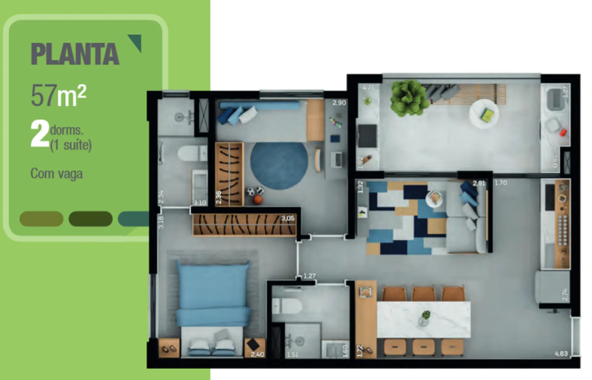 Planta 2 – Feeling Casa Verde