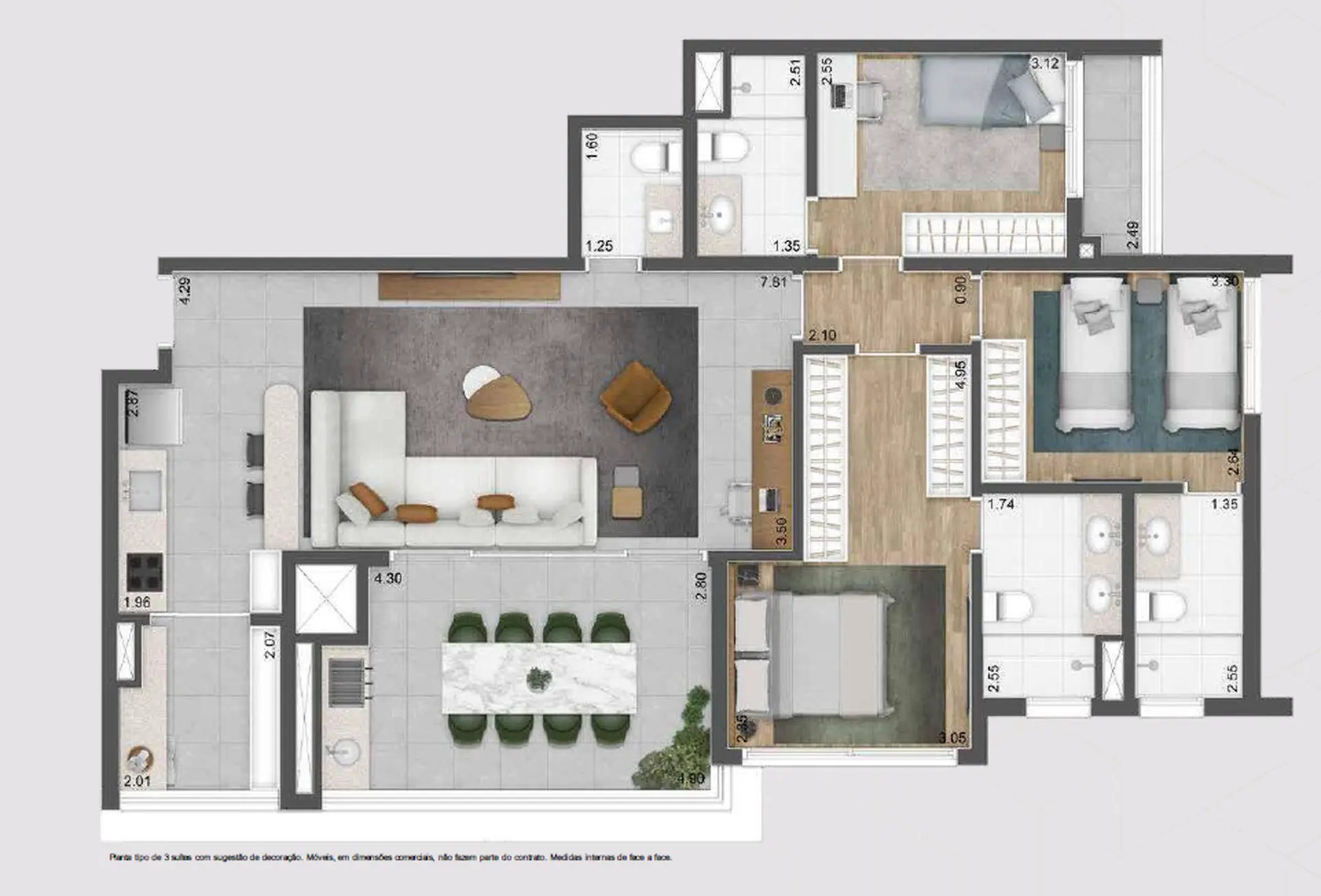 Planta 1 – Geometria Vila Mariana