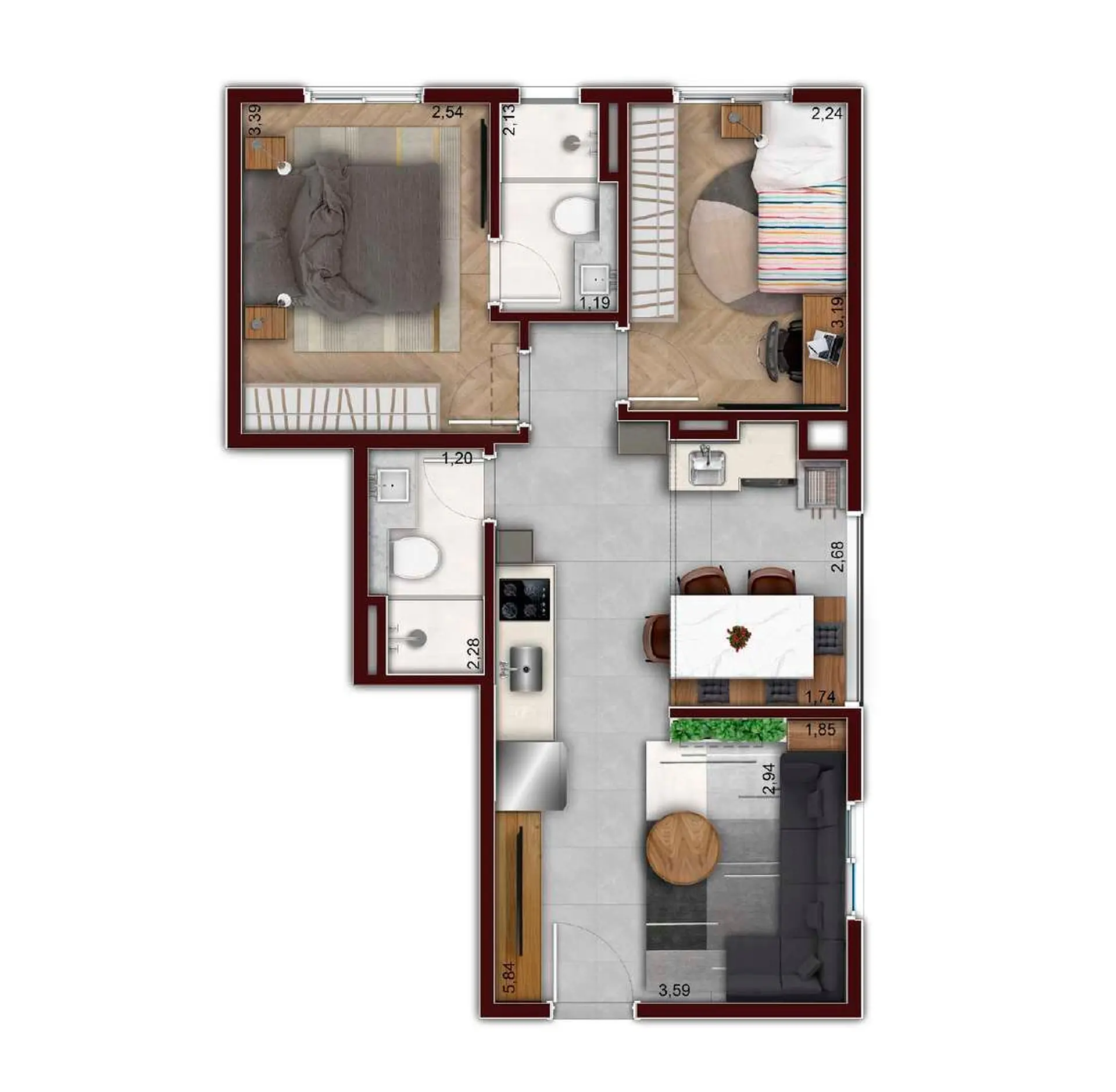 Planta 2 – Giardino Verticale