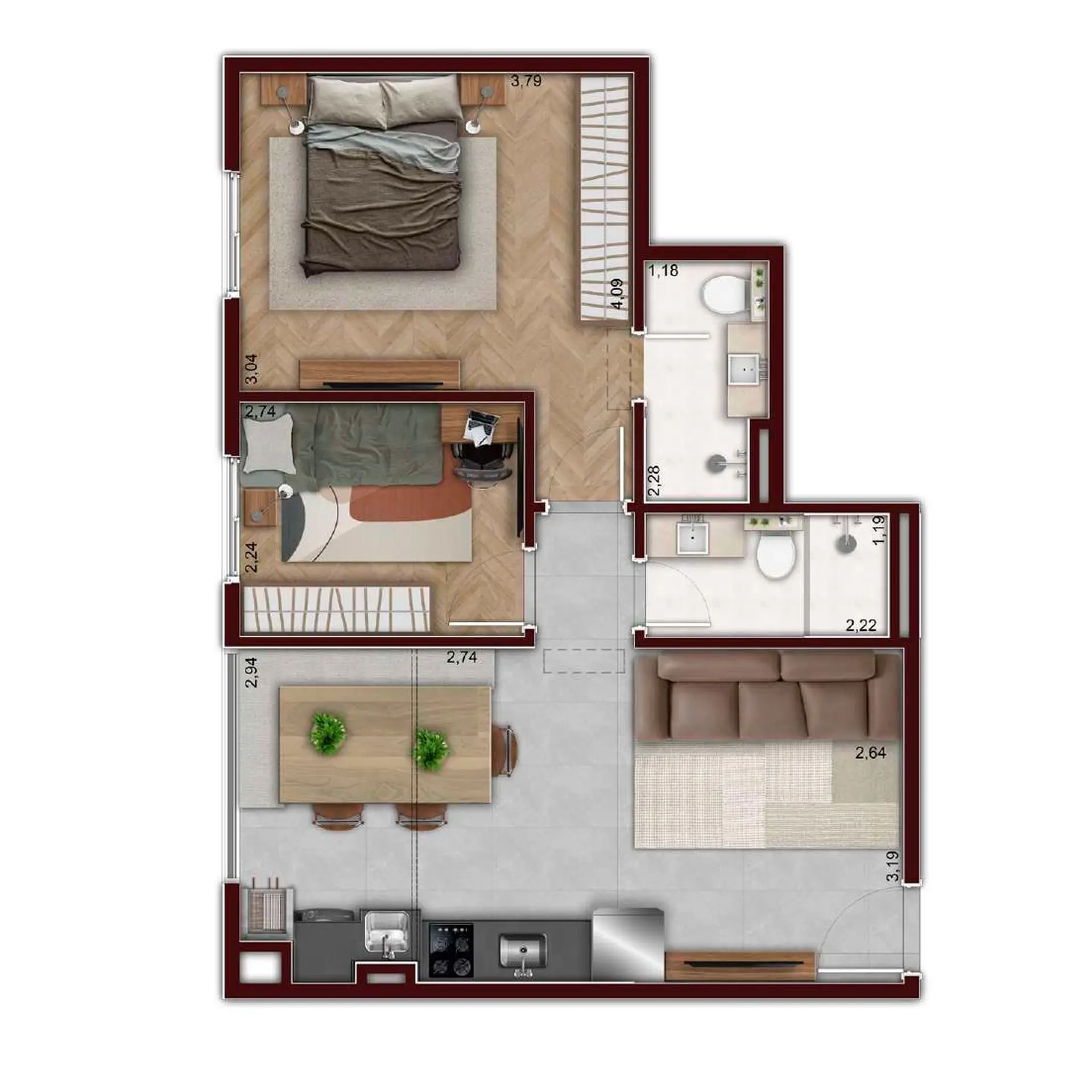Planta 1 – Giardino Verticale