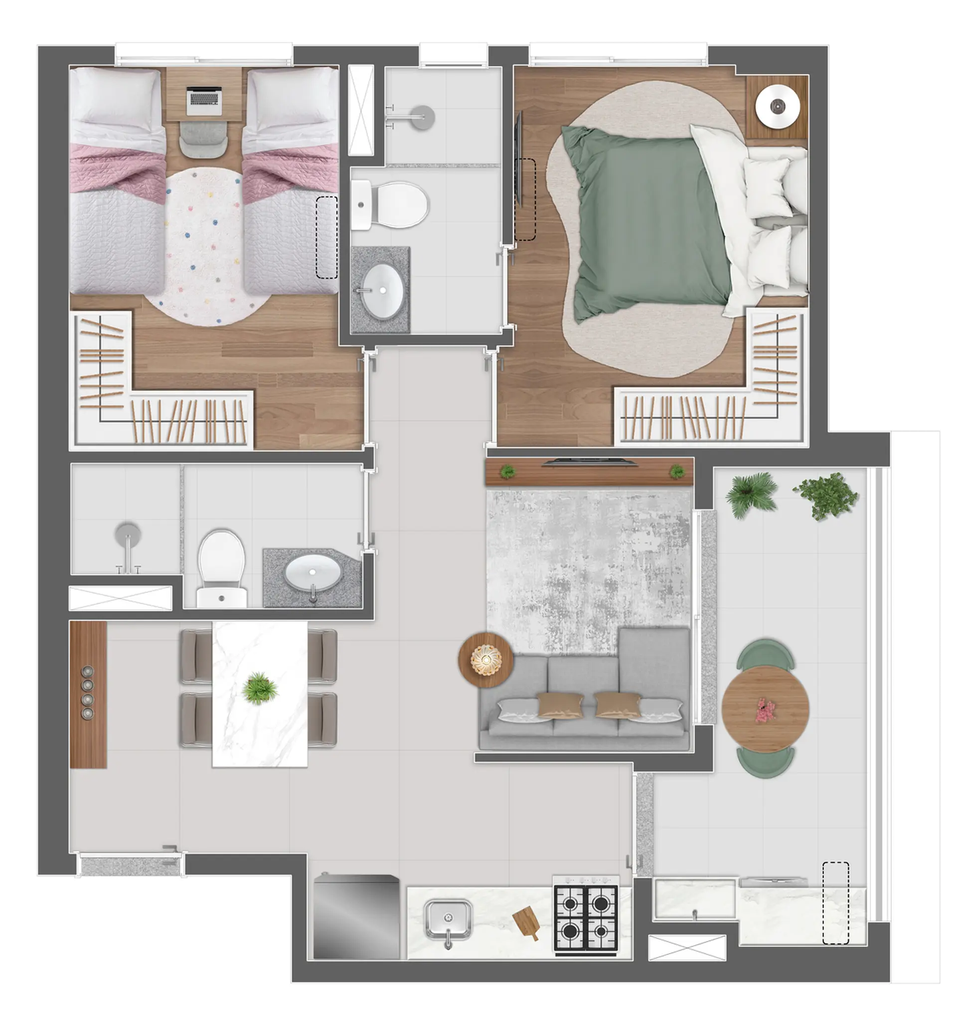 Planta 2 – Golden Life Tatuapé