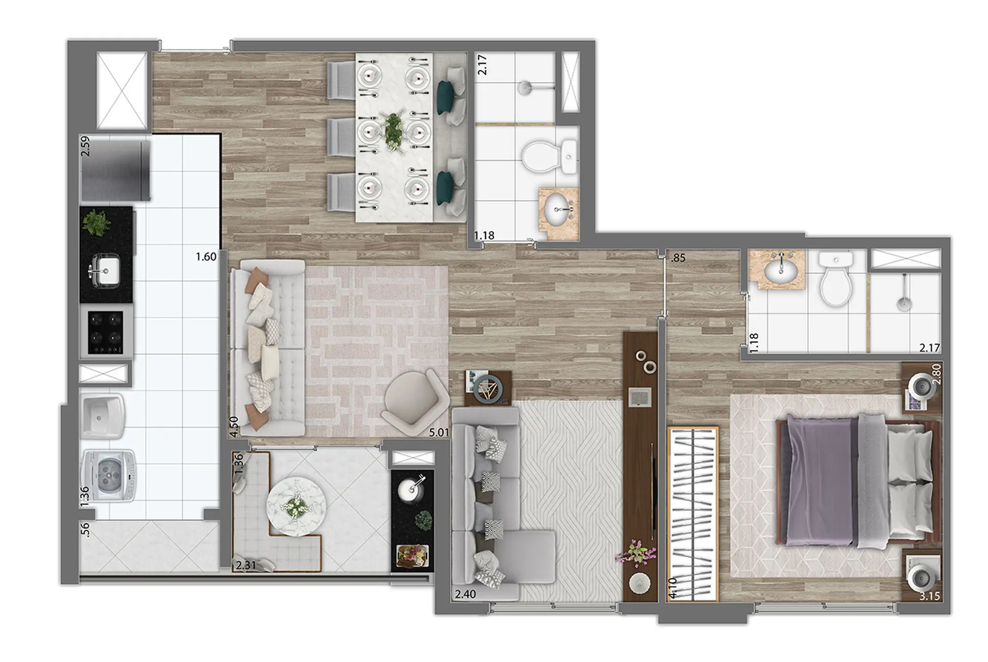 Planta 3 – Gracia Morumbi