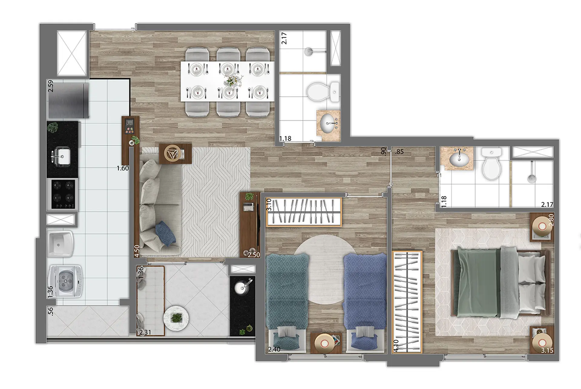 Planta 4 – Gracia Morumbi