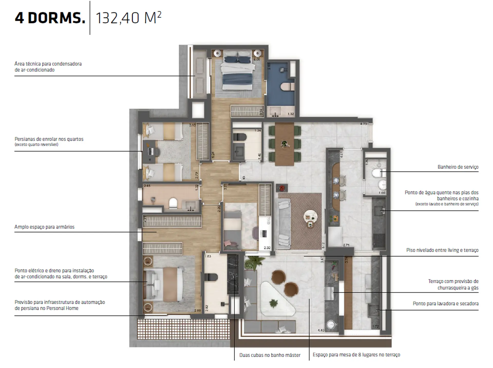 Planta 2 – Haus Mitre Jardins