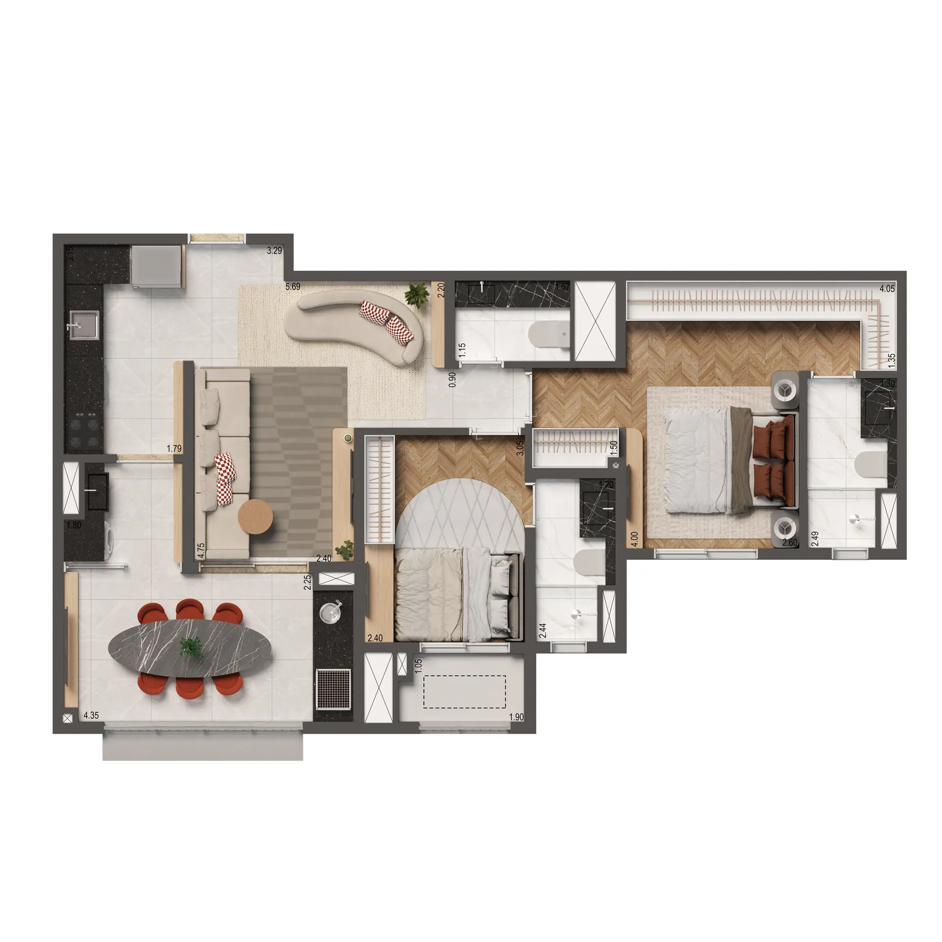 Planta 2 – High Line By Living