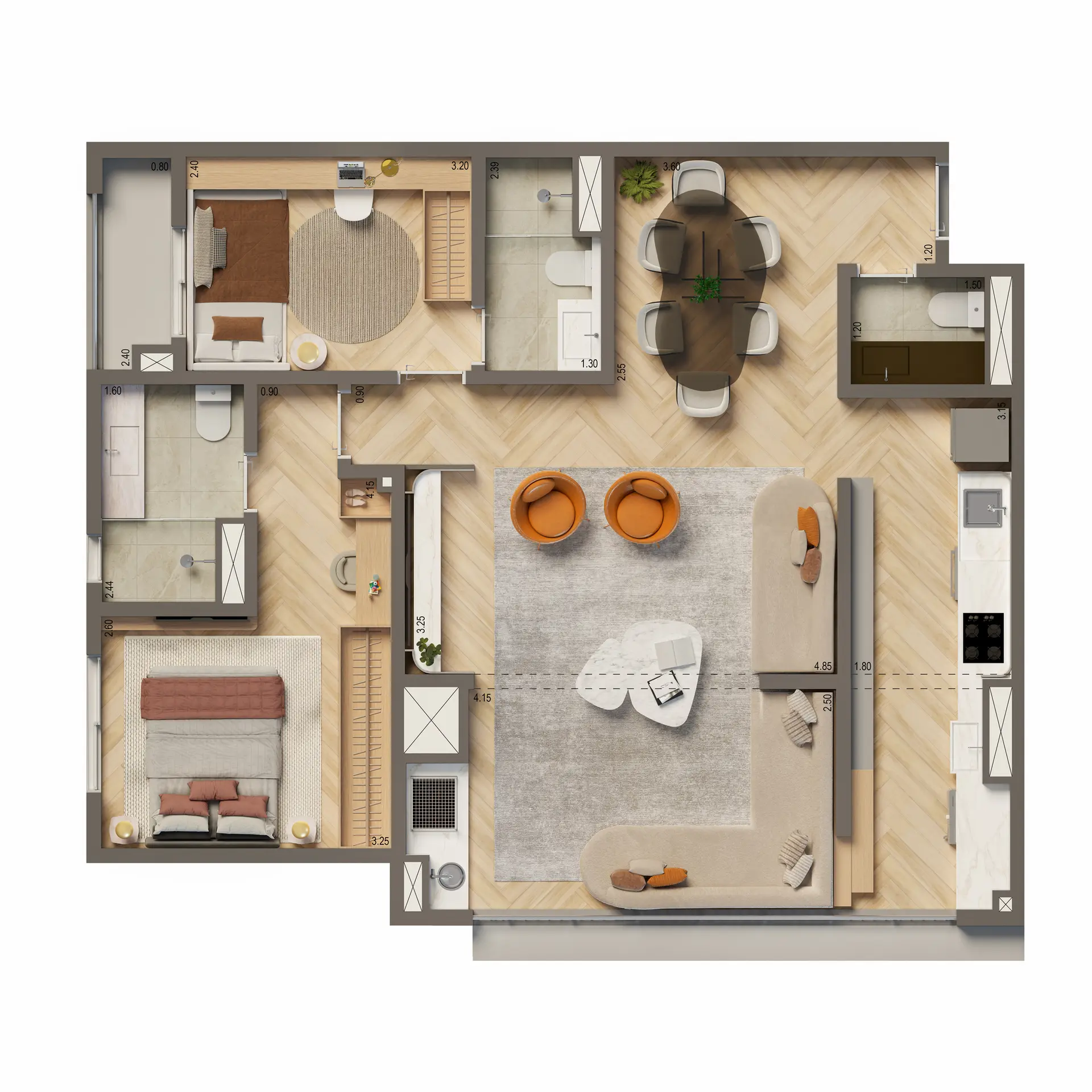 Planta 3 – High Line By Living