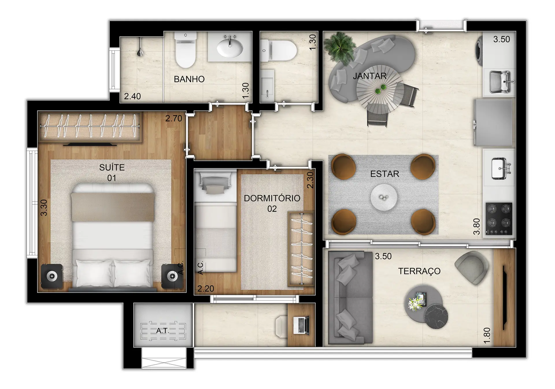 Planta 3 – Inspire Ibirapuera
