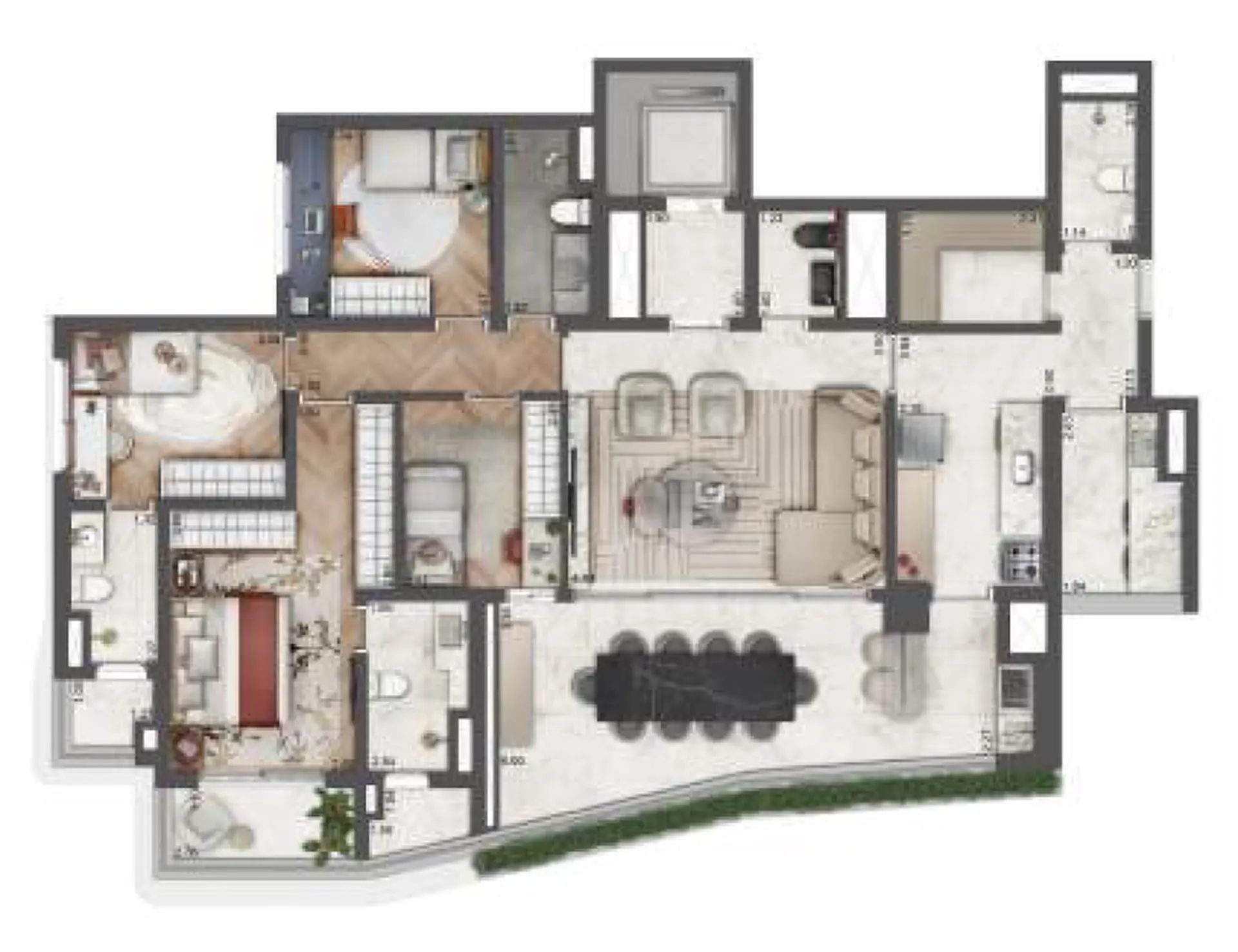 Planta 1 – Le Six Residence