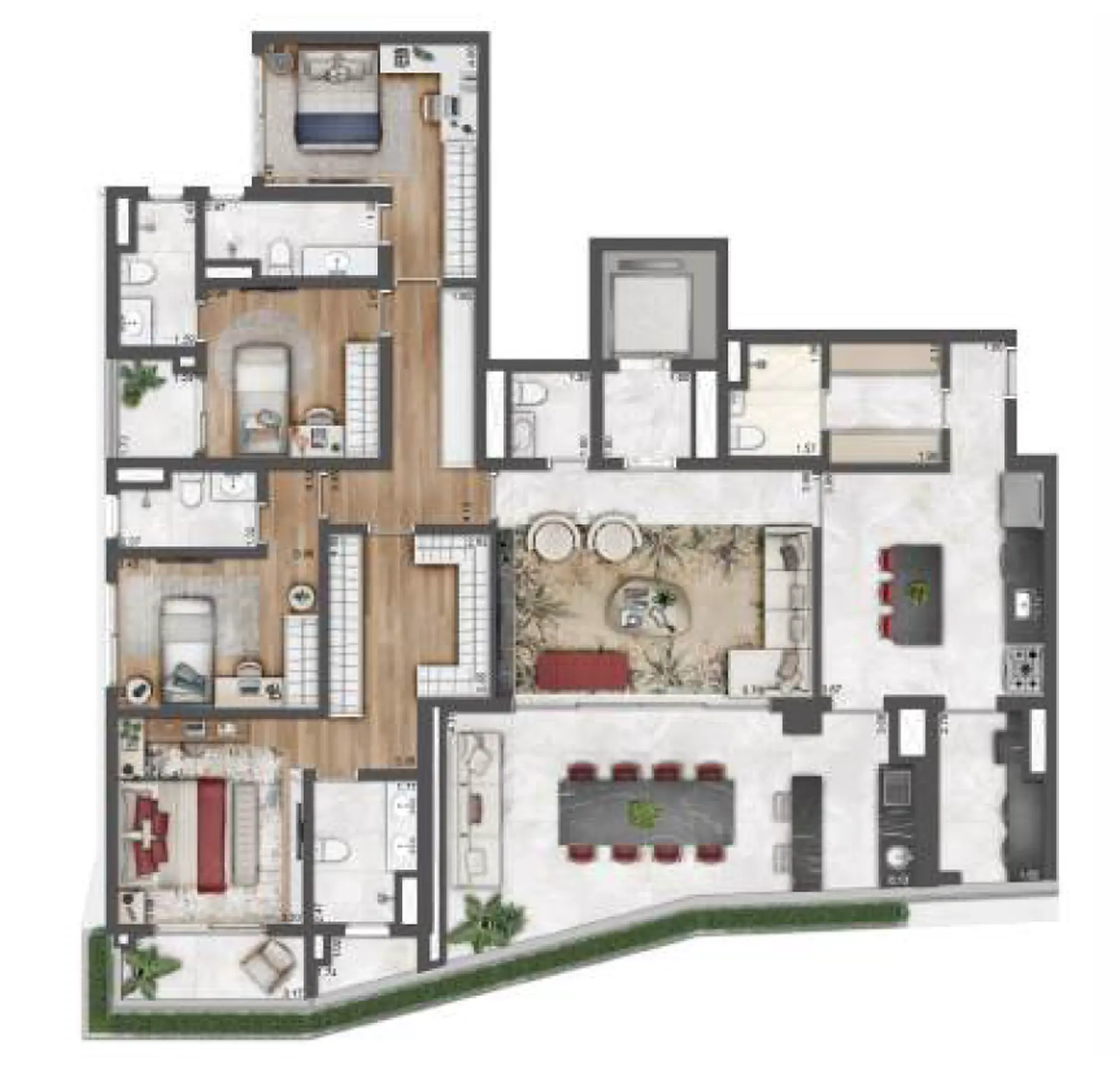 Planta 2 – Le Six Residence