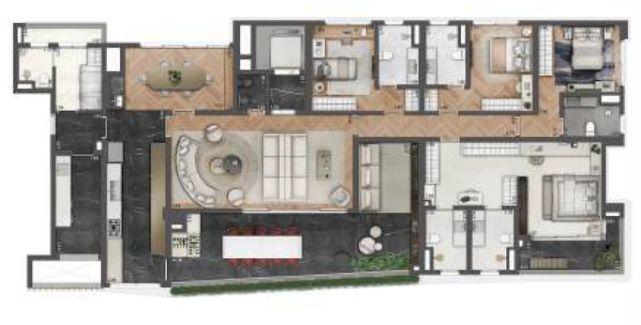 Planta 3 – Le Six Residence