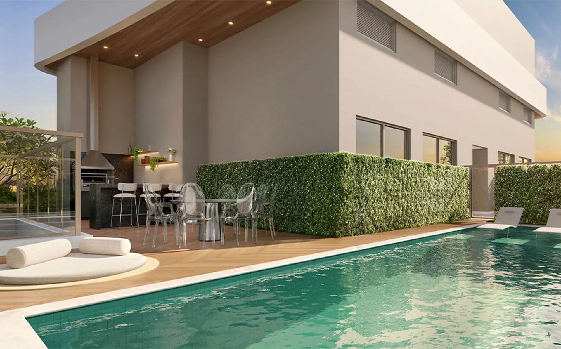 Le Six Residence — área de lazer 1