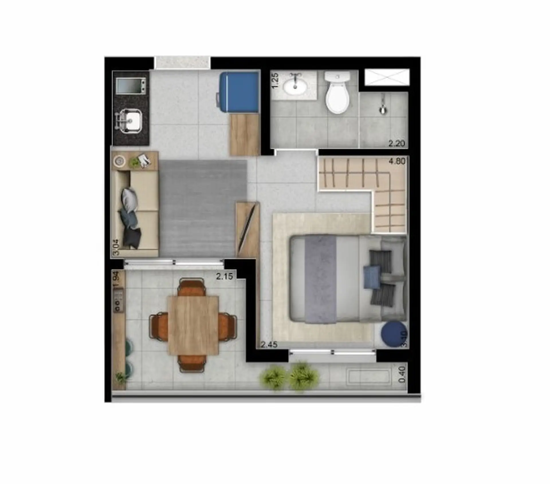 Planta 4 – Lucky Praça Sílvio Romero