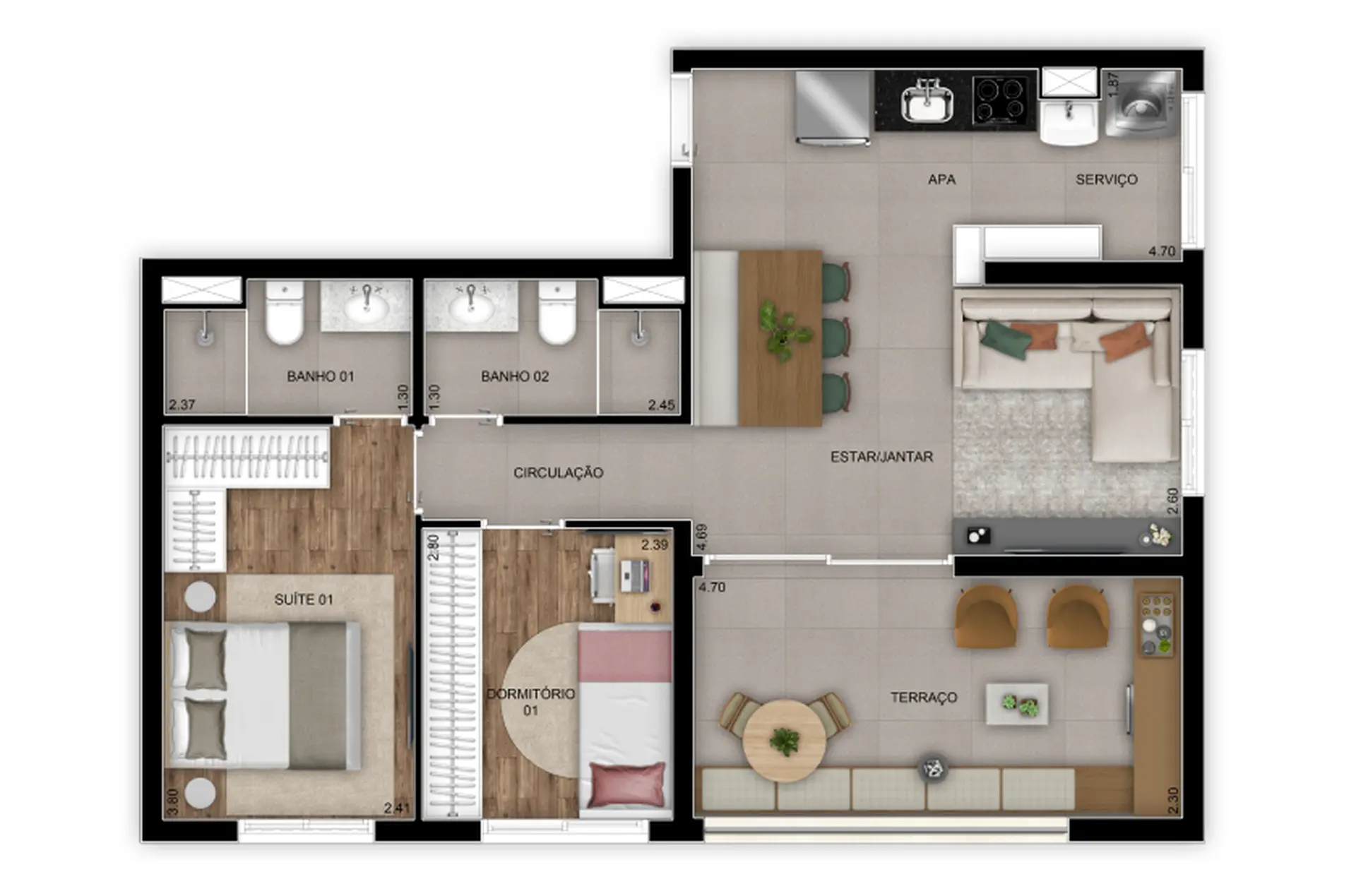 Planta 3 – Madre 914 Mooca